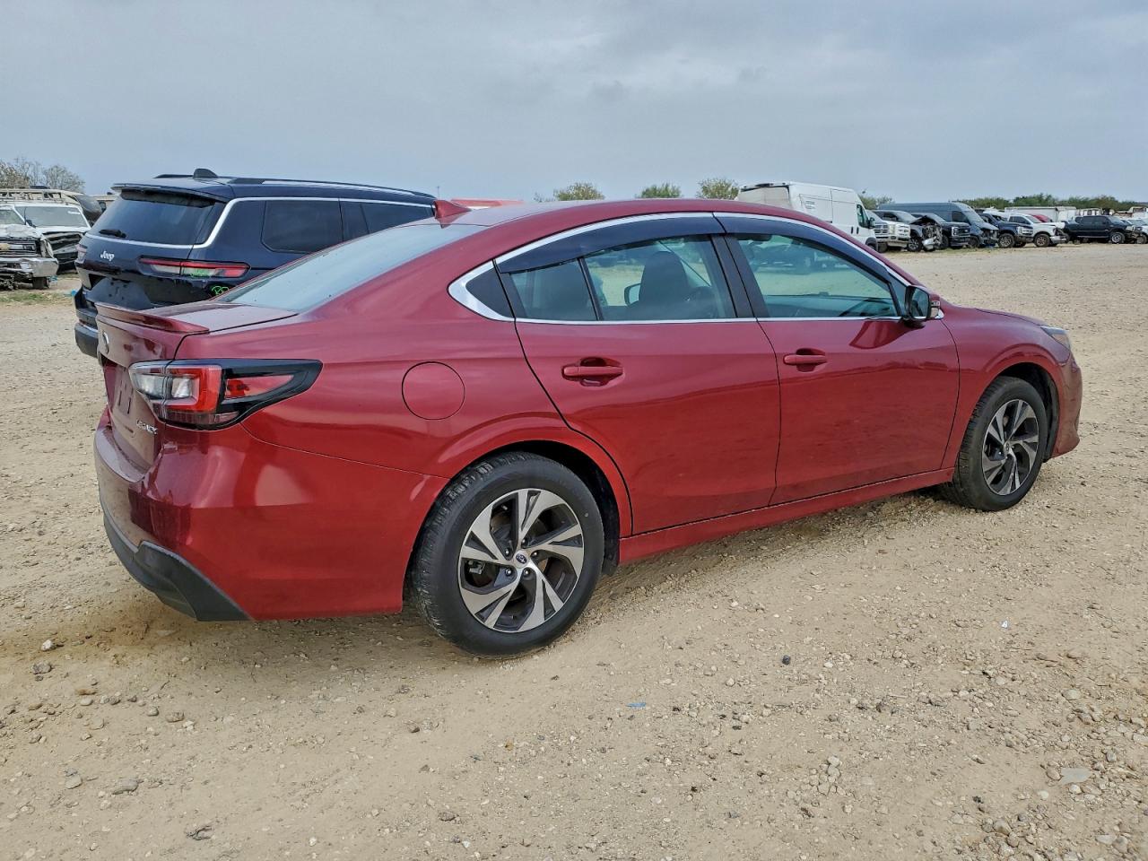 2021 Subaru Legacy Premium Red vin: 4S3BWAC63M3002875