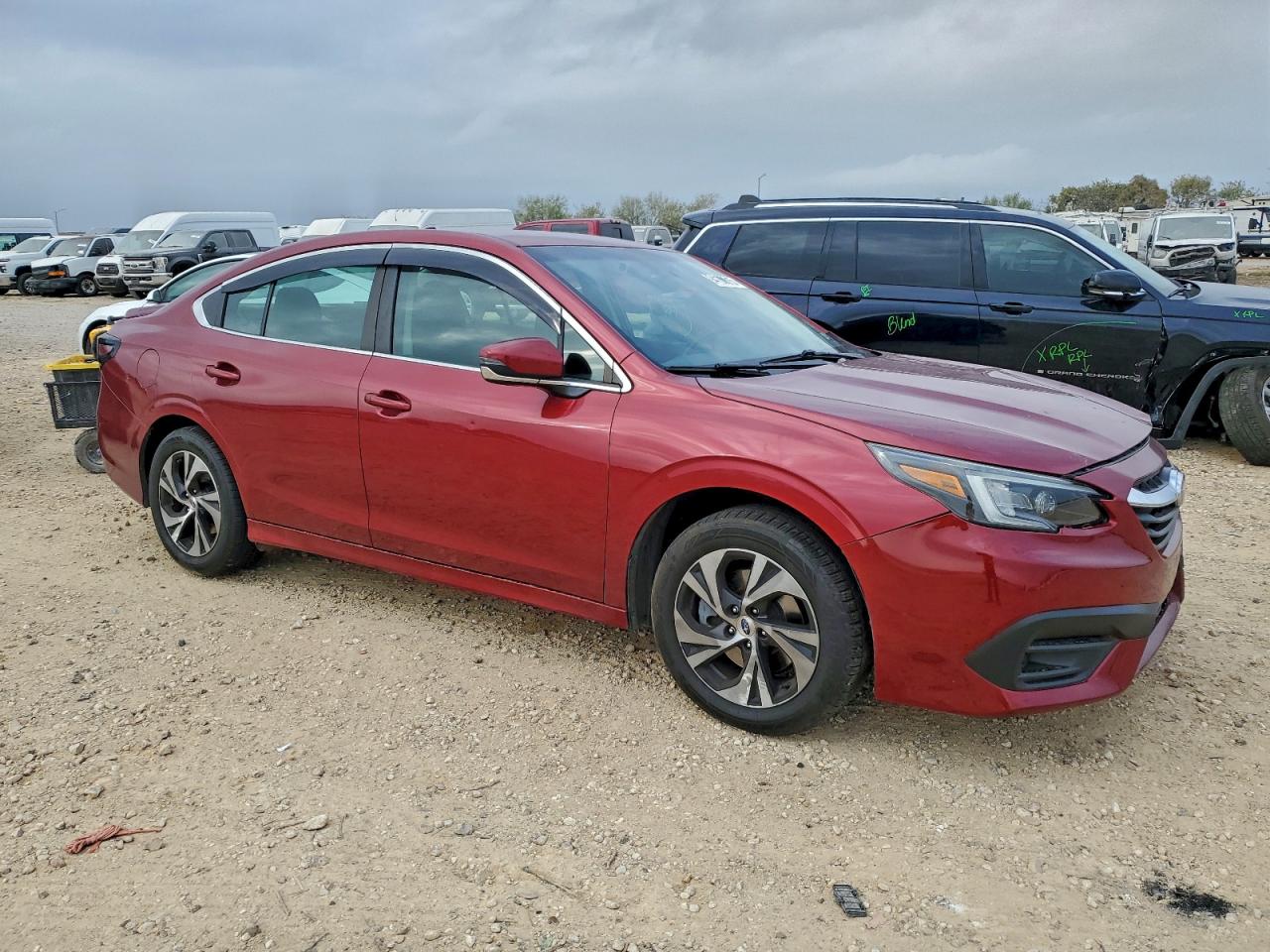 2021 Subaru Legacy Premium Red vin: 4S3BWAC63M3002875