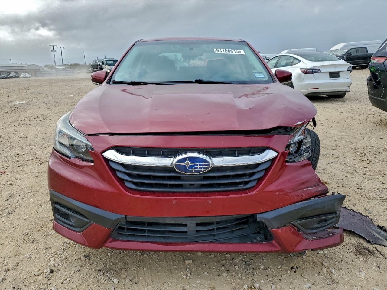 2021 Subaru Legacy Premium Red vin: 4S3BWAC63M3002875