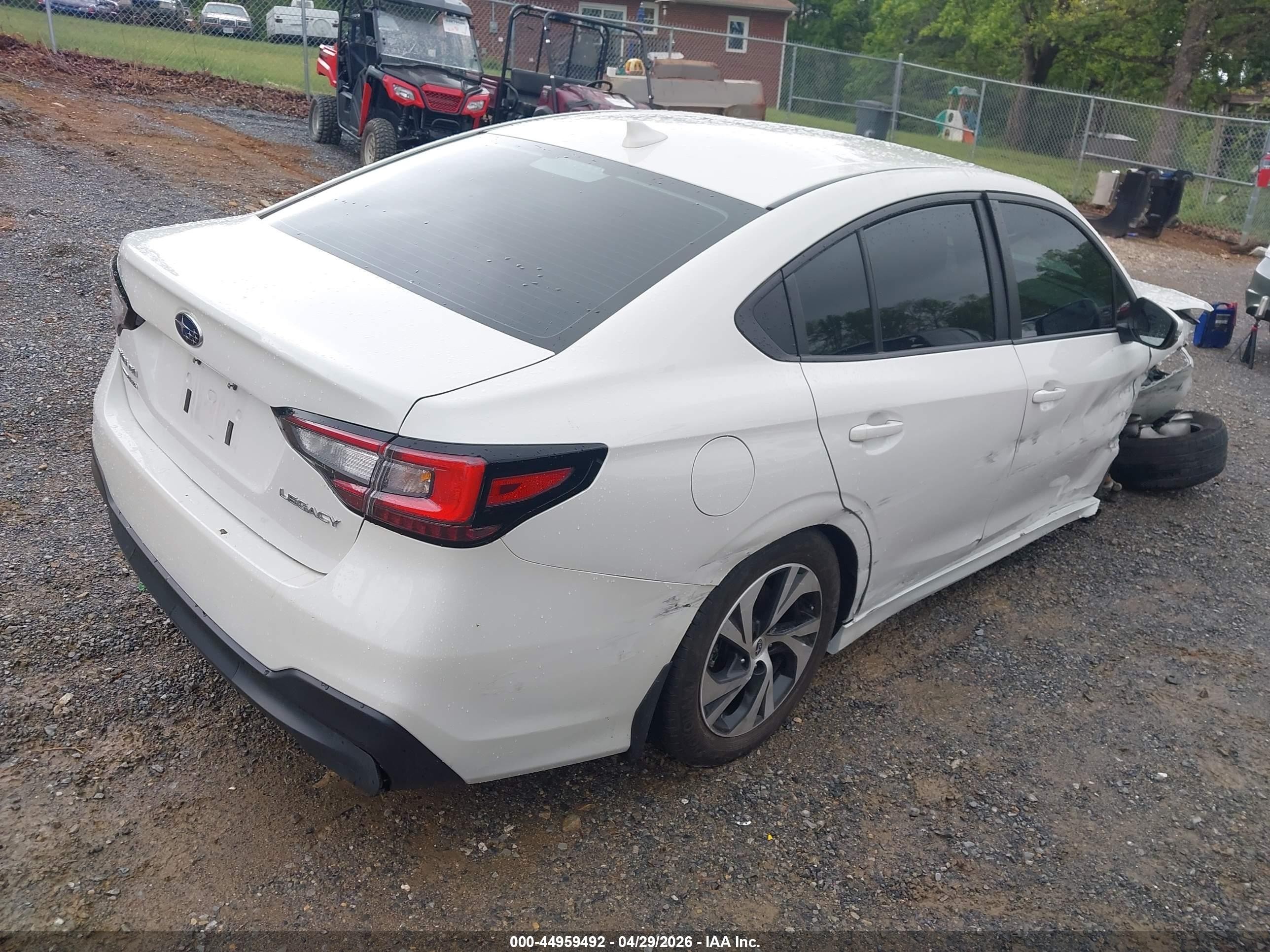 2025 Subaru Legacy Premium White vin: 4S3BWAC68S3021287