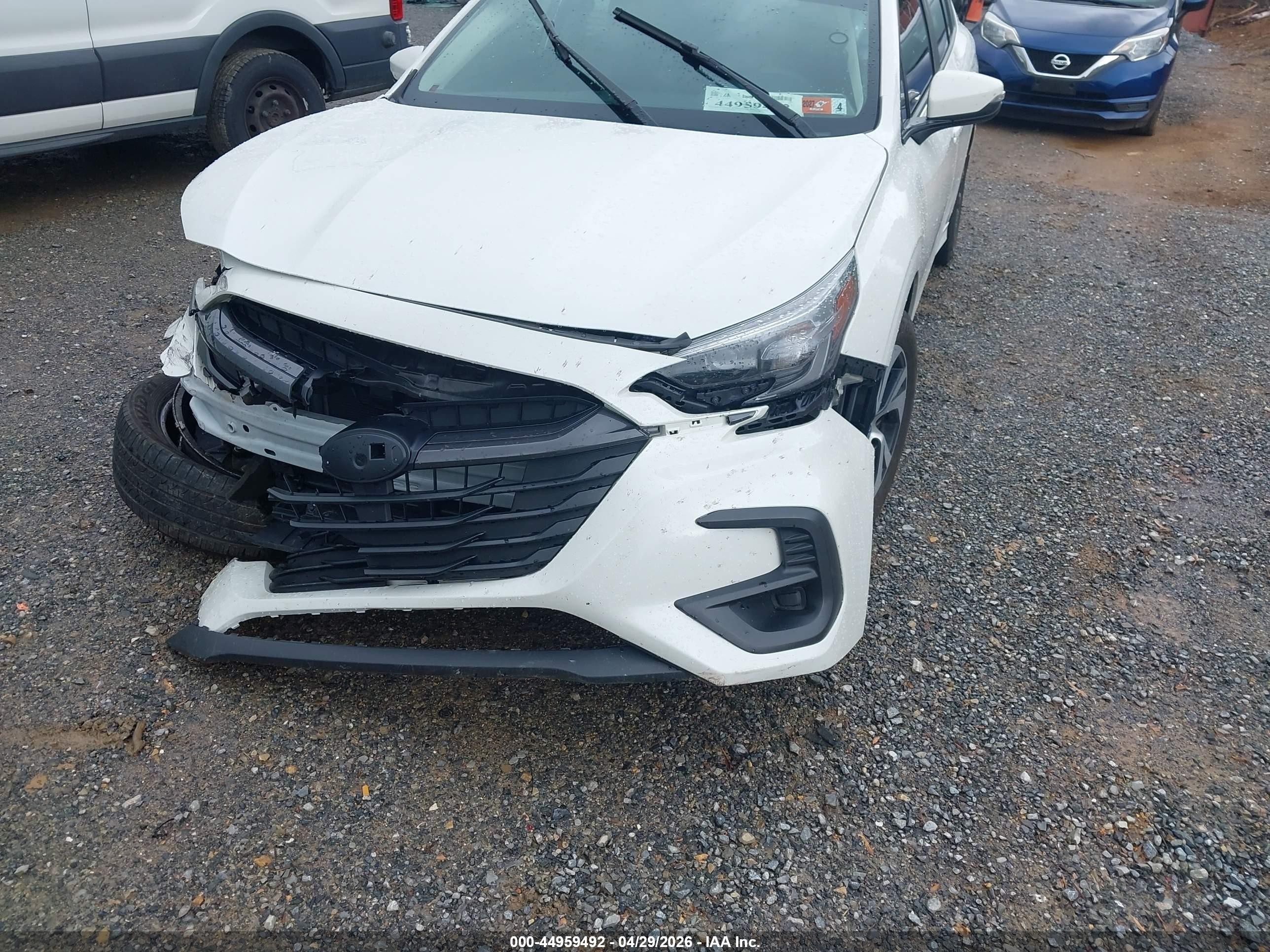 2025 Subaru Legacy Premium White vin: 4S3BWAC68S3021287