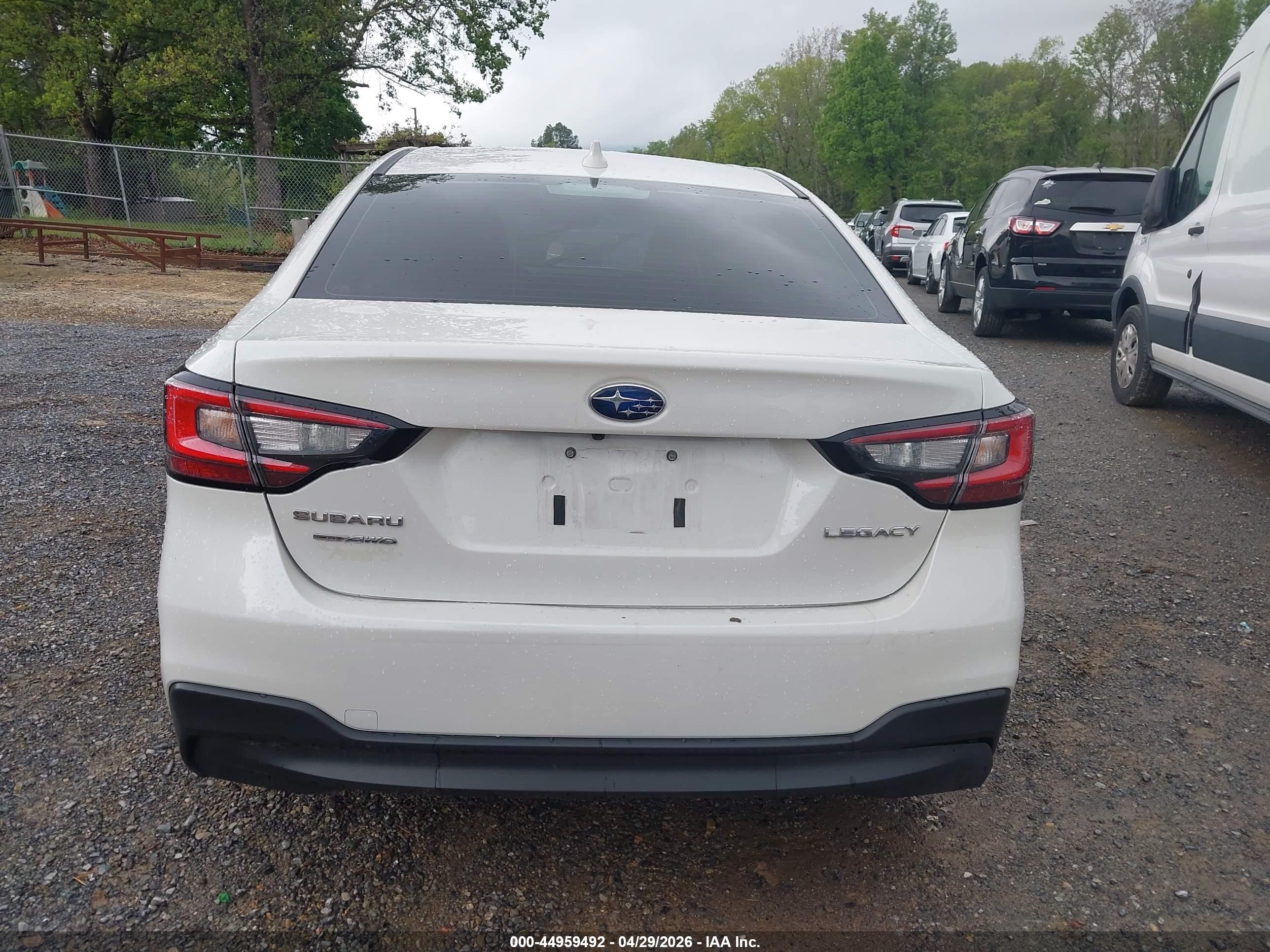 2025 Subaru Legacy Premium White vin: 4S3BWAC68S3021287