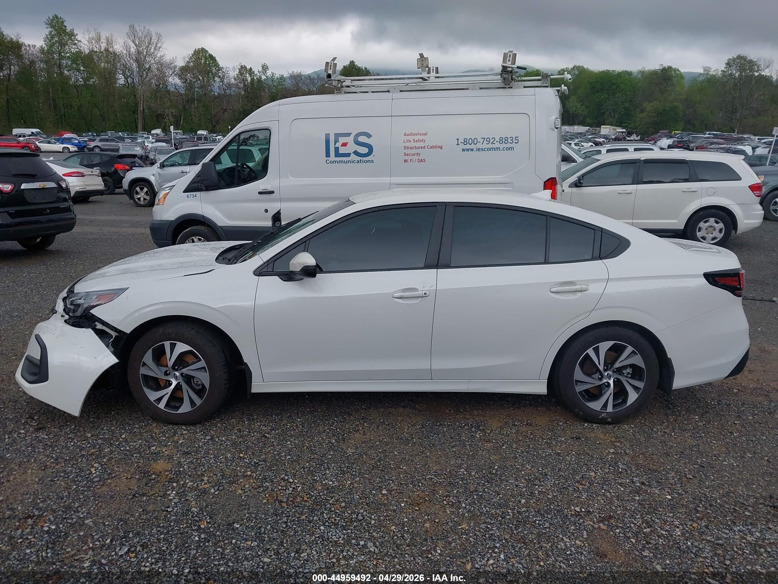 2025 Subaru Legacy Premium White vin: 4S3BWAC68S3021287