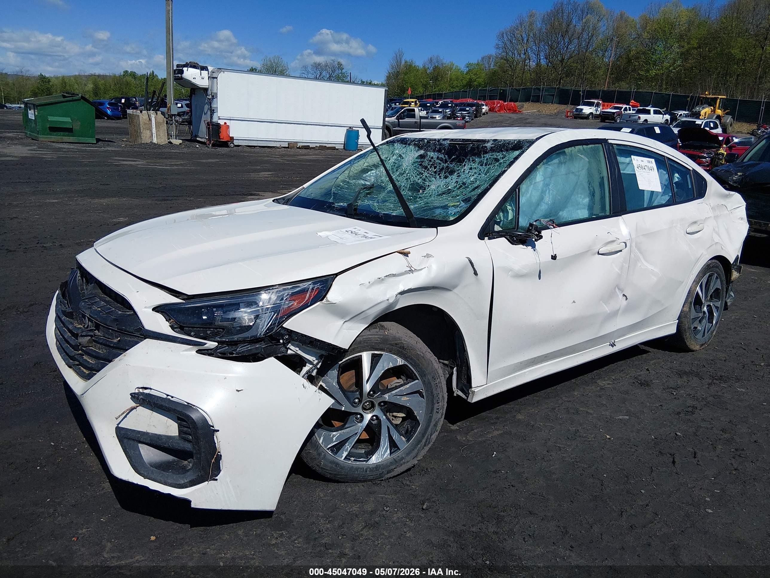 2023 Subaru Legacy Premium White vin: 4S3BWAC6XP3011500