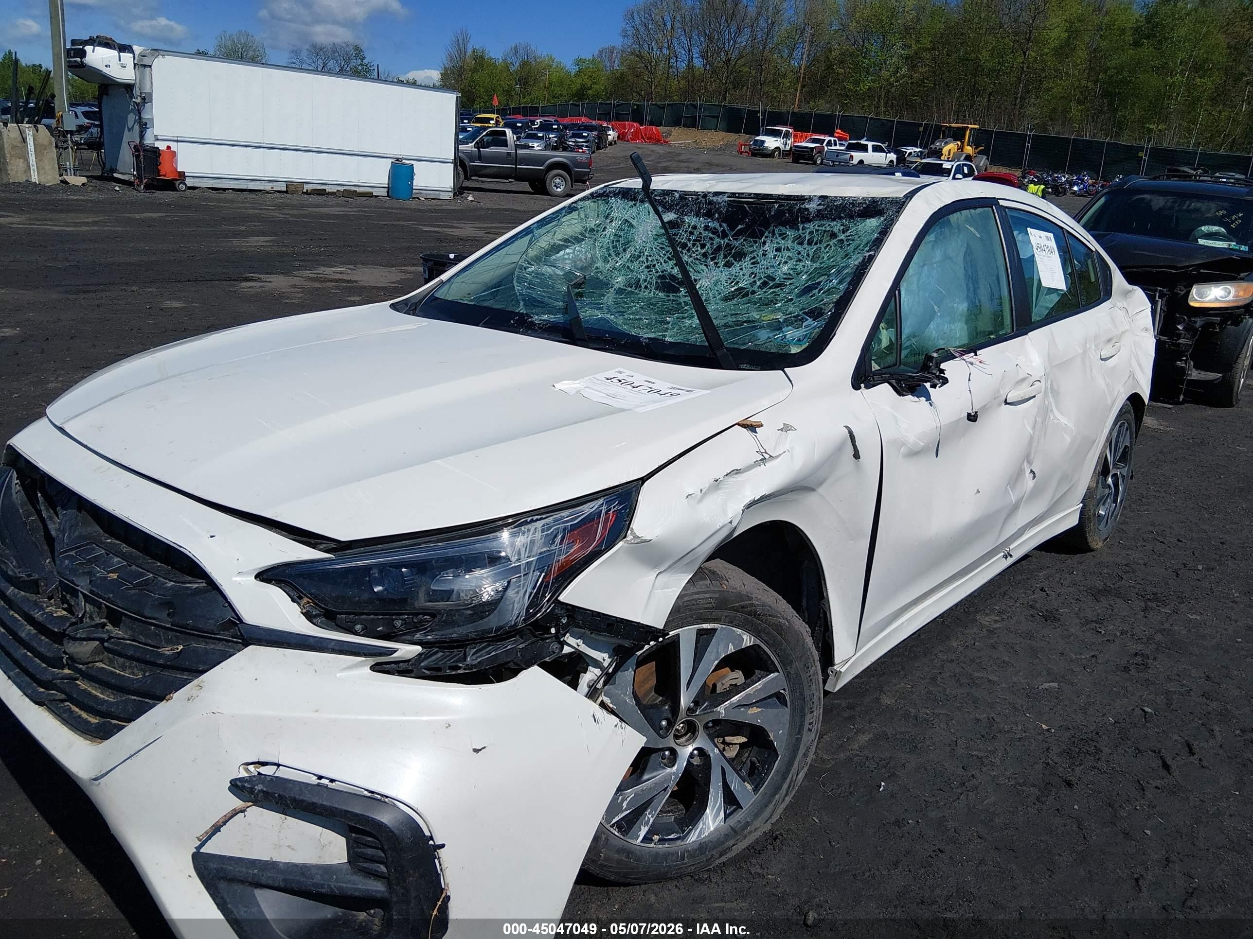 2023 Subaru Legacy Premium White vin: 4S3BWAC6XP3011500