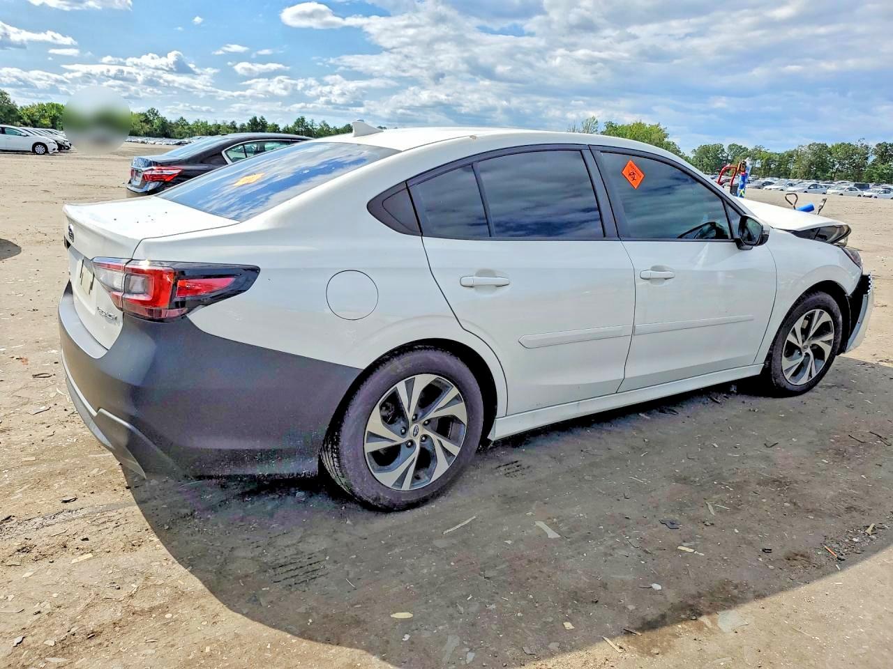 2023 Subaru Legacy Premium White vin: 4S3BWAD67P3007001