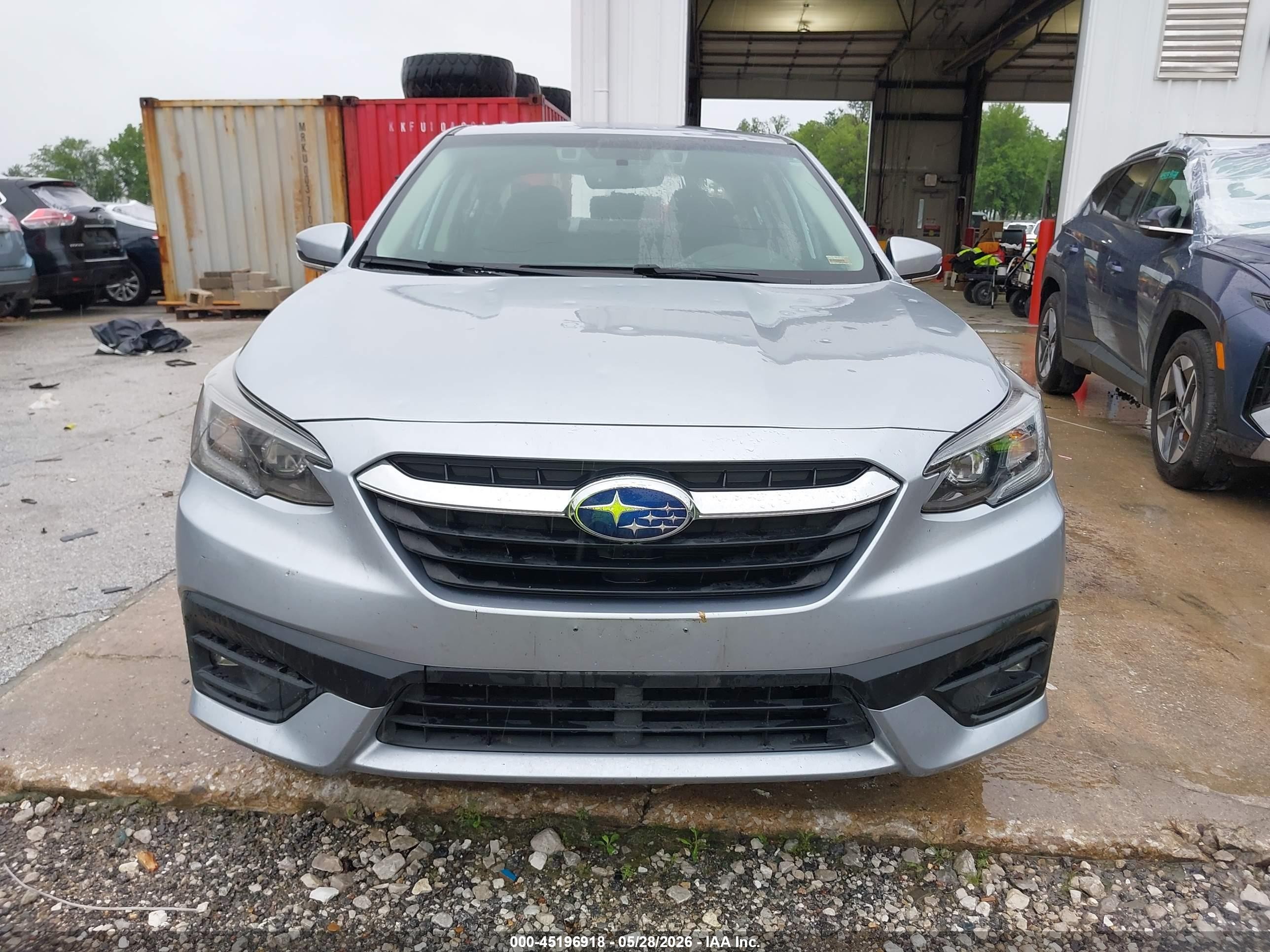 2022 Subaru Legacy Premium Серебряный vin: 4S3BWAD6XN3011623
