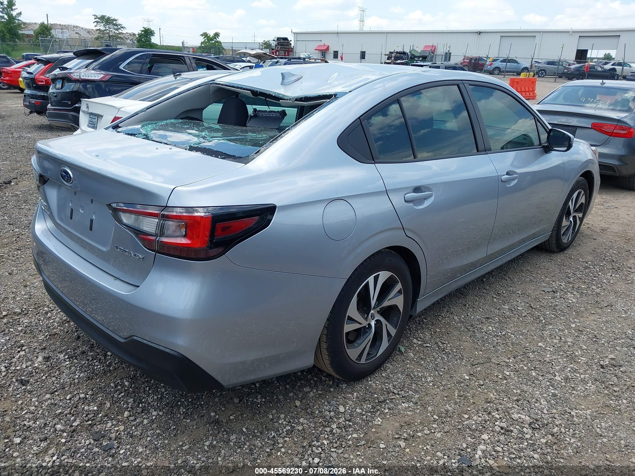 2025 Subaru Legacy Premium Gray vin: 4S3BWAF60S3014166