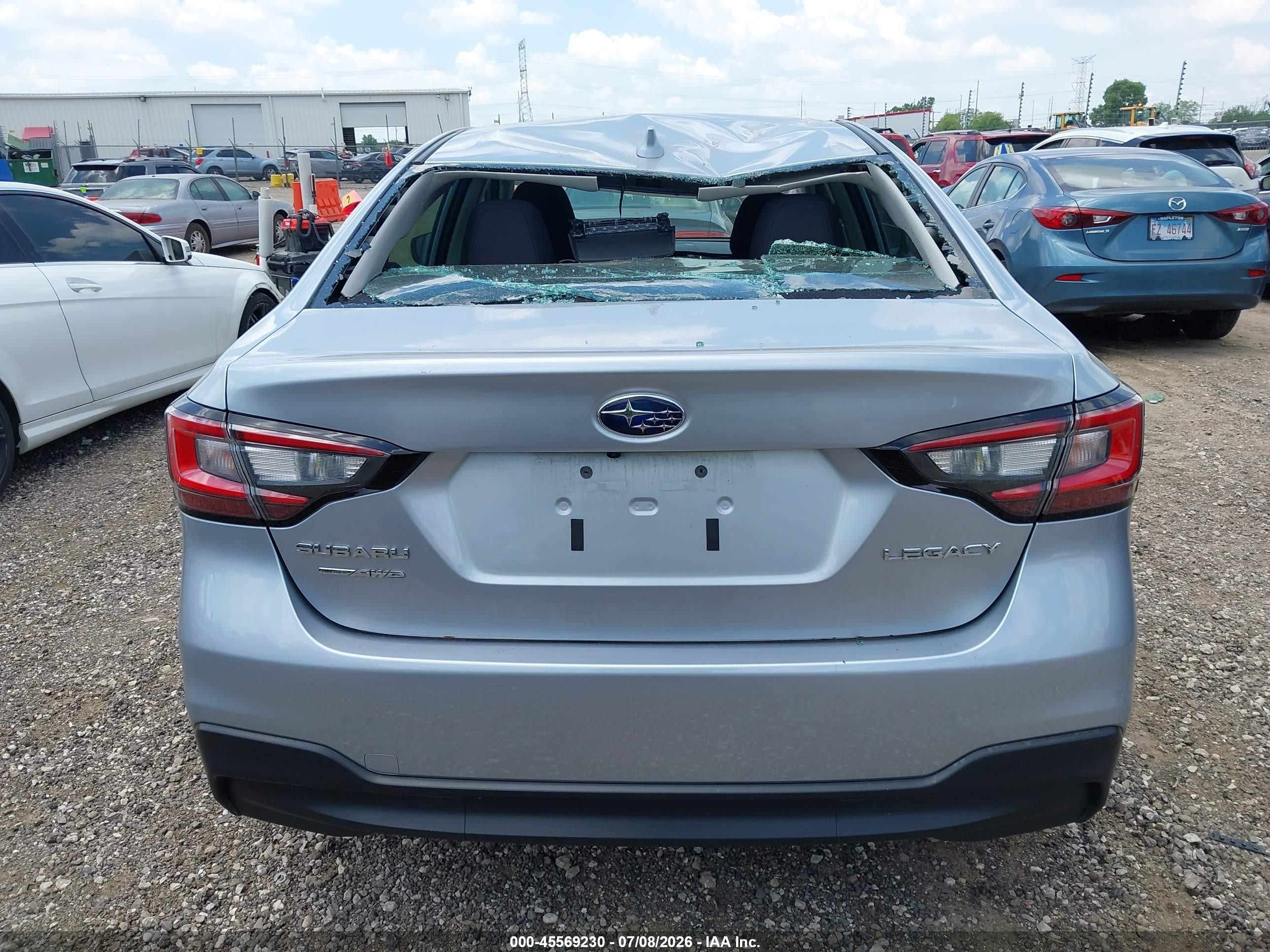 2025 Subaru Legacy Premium Gray vin: 4S3BWAF60S3014166
