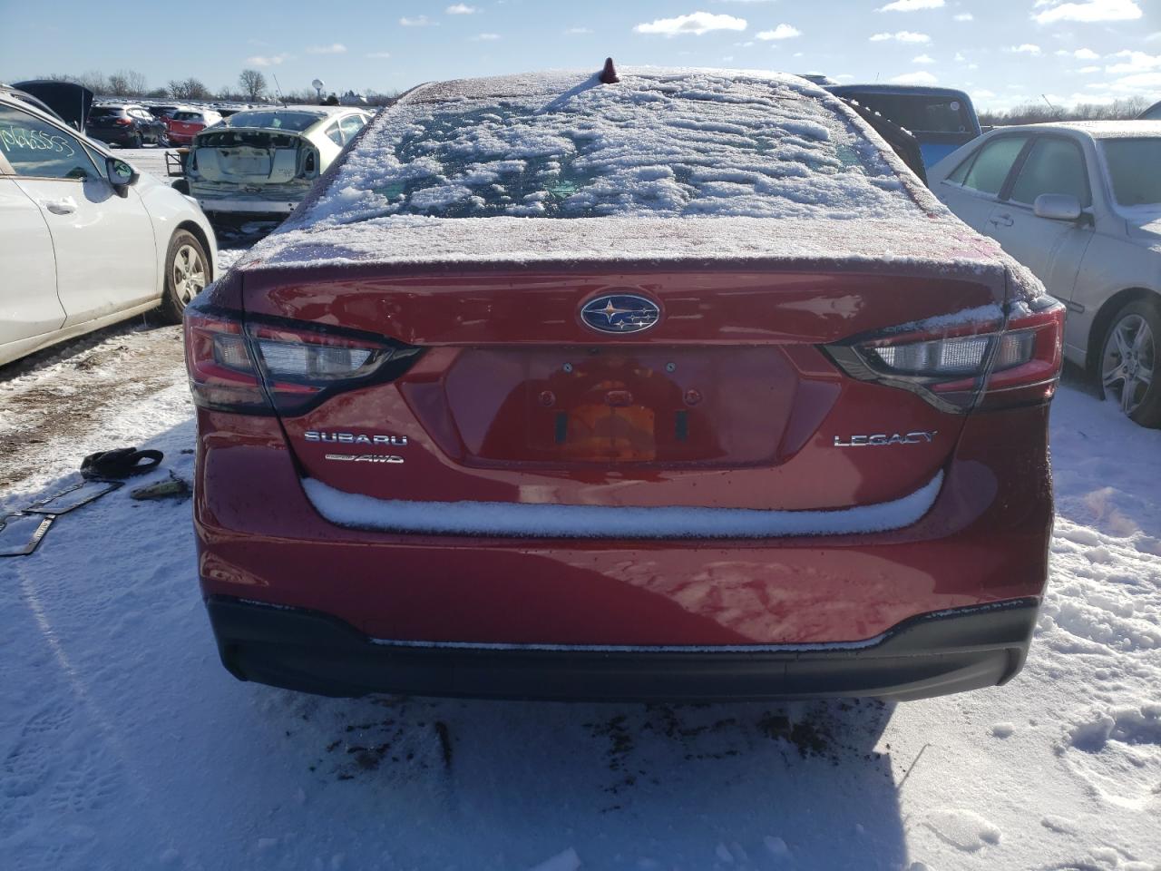 2022 Subaru Legacy Premium Красный vin: 4S3BWAF64N3012909