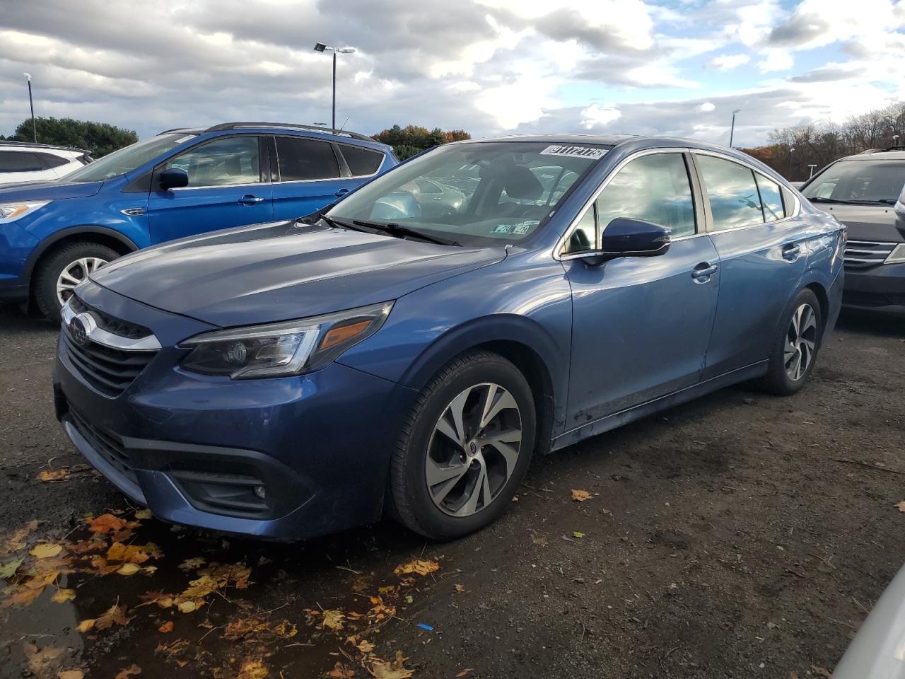 2021 Subaru Legacy Premium Blue vin: 4S3BWAF66M3019410