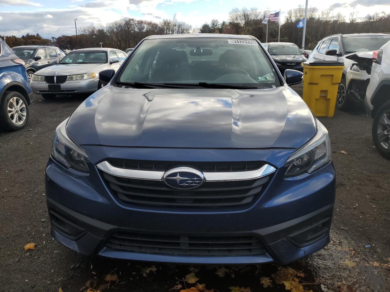 2021 Subaru Legacy Premium Blue vin: 4S3BWAF66M3019410