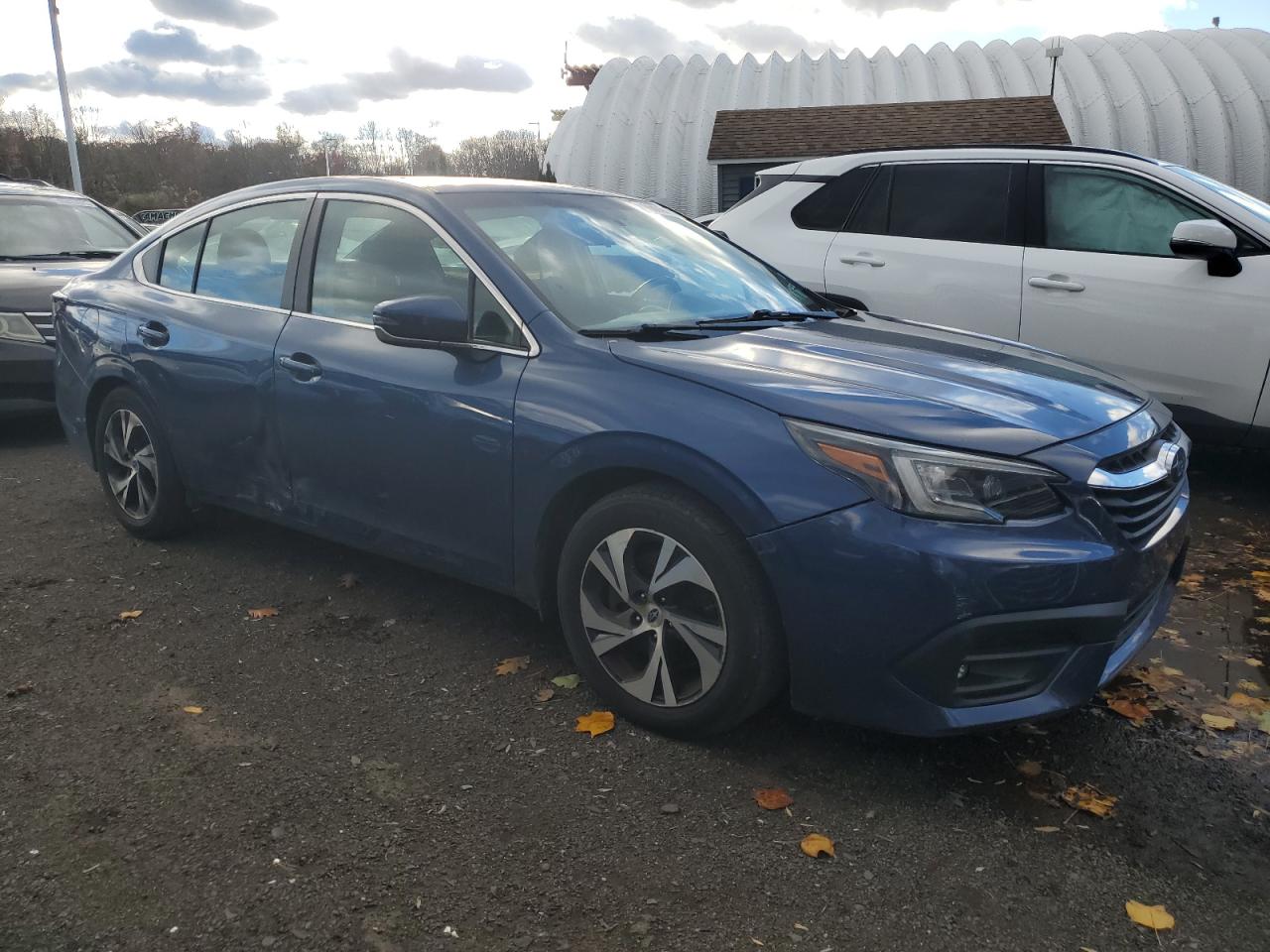 2021 Subaru Legacy Premium Blue vin: 4S3BWAF66M3019410