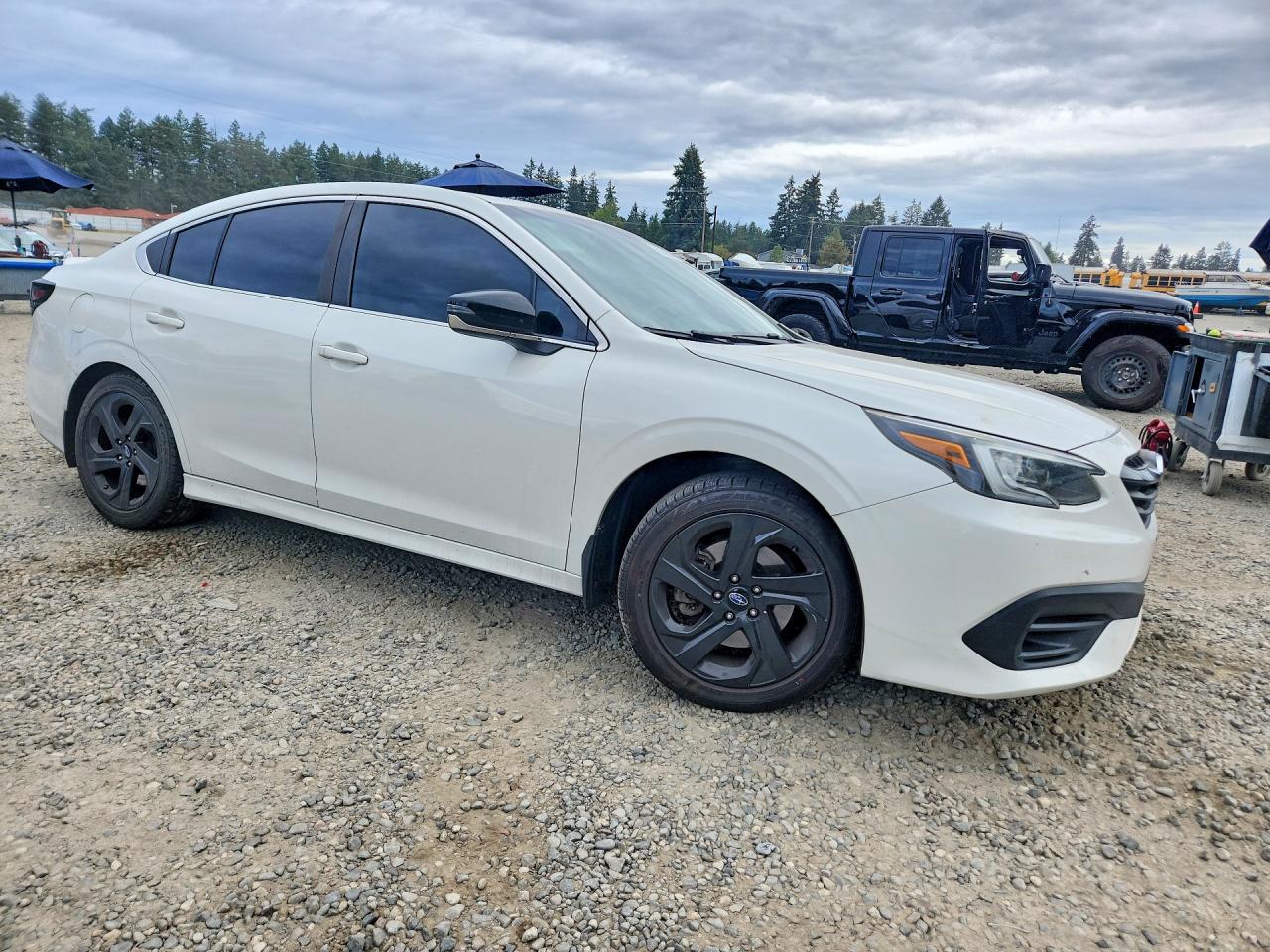 2020 Subaru Legacy Sport White vin: 4S3BWAG60L3018136