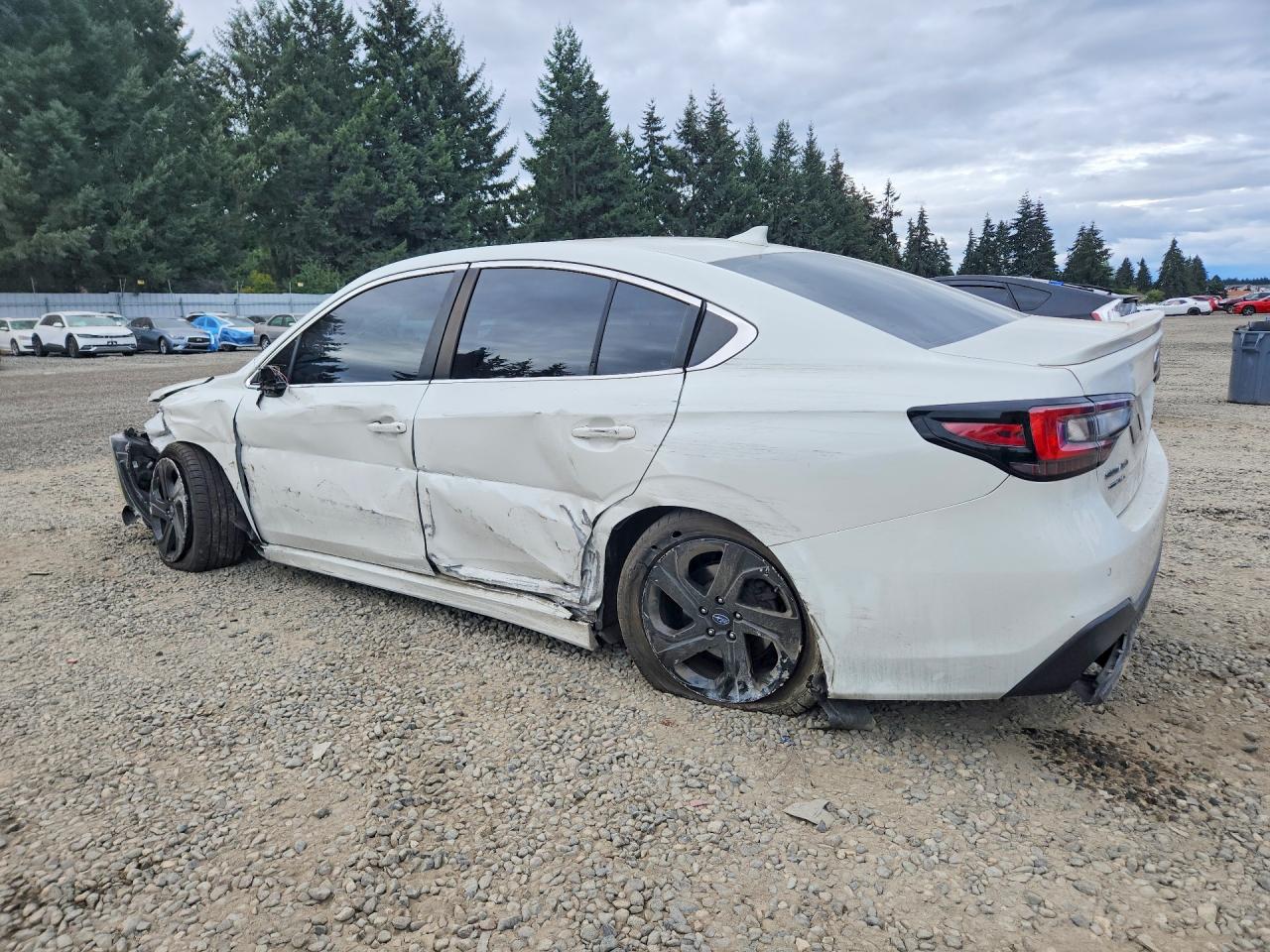 2020 Subaru Legacy Sport White vin: 4S3BWAG60L3018136