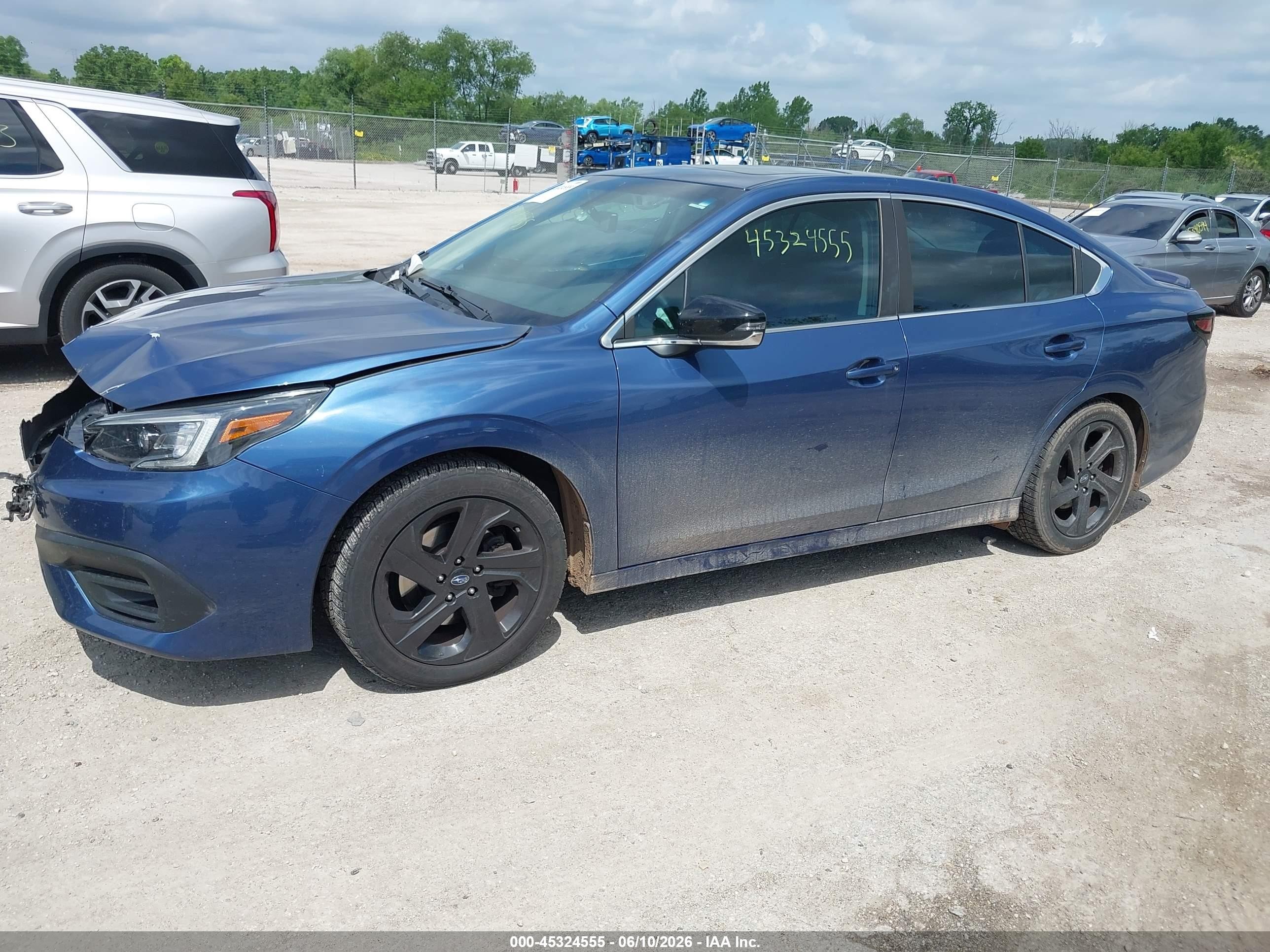2021 Subaru Legacy Sport Blue vin: 4S3BWAH69M3012769