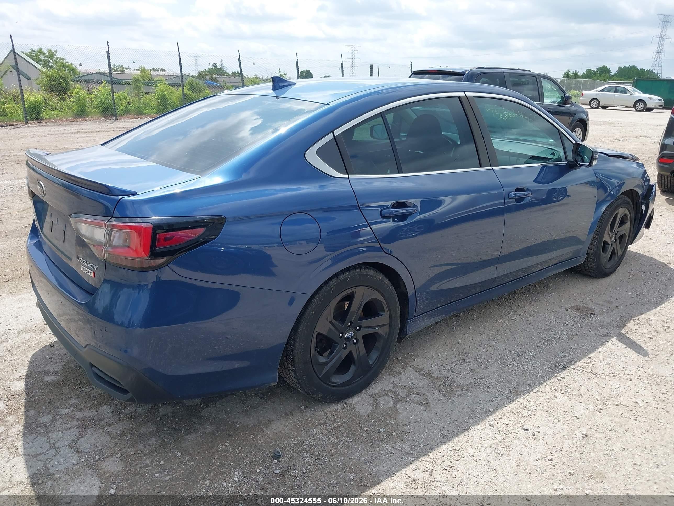 2021 Subaru Legacy Sport Blue vin: 4S3BWAH69M3012769