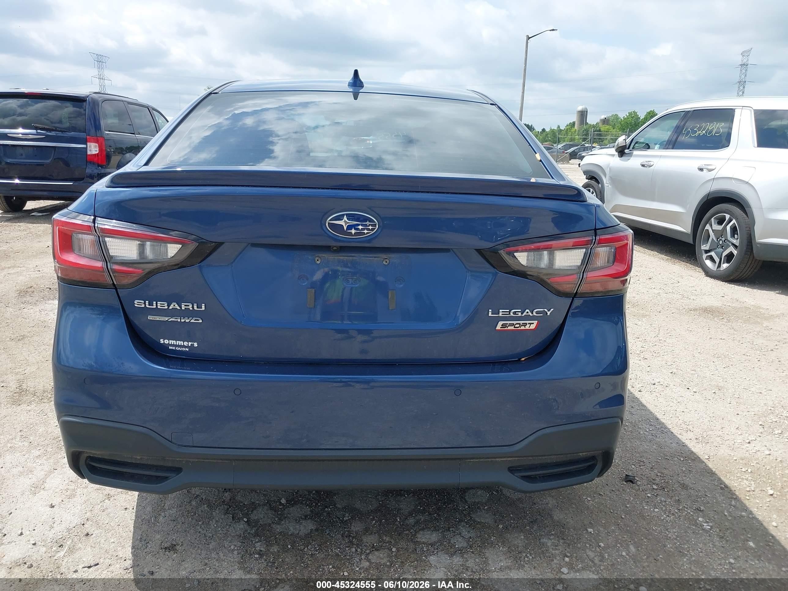 2021 Subaru Legacy Sport Blue vin: 4S3BWAH69M3012769