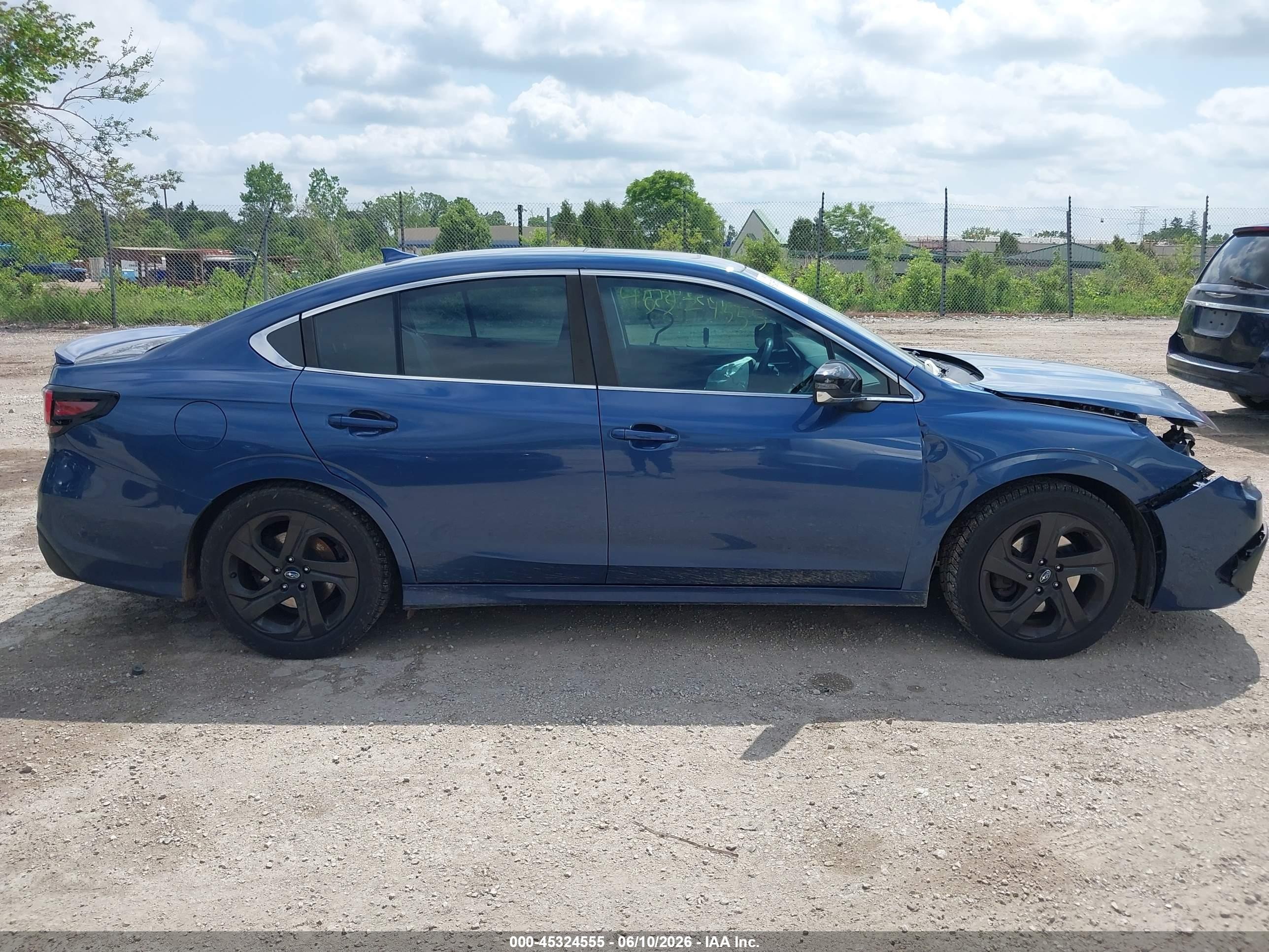 2021 Subaru Legacy Sport Blue vin: 4S3BWAH69M3012769