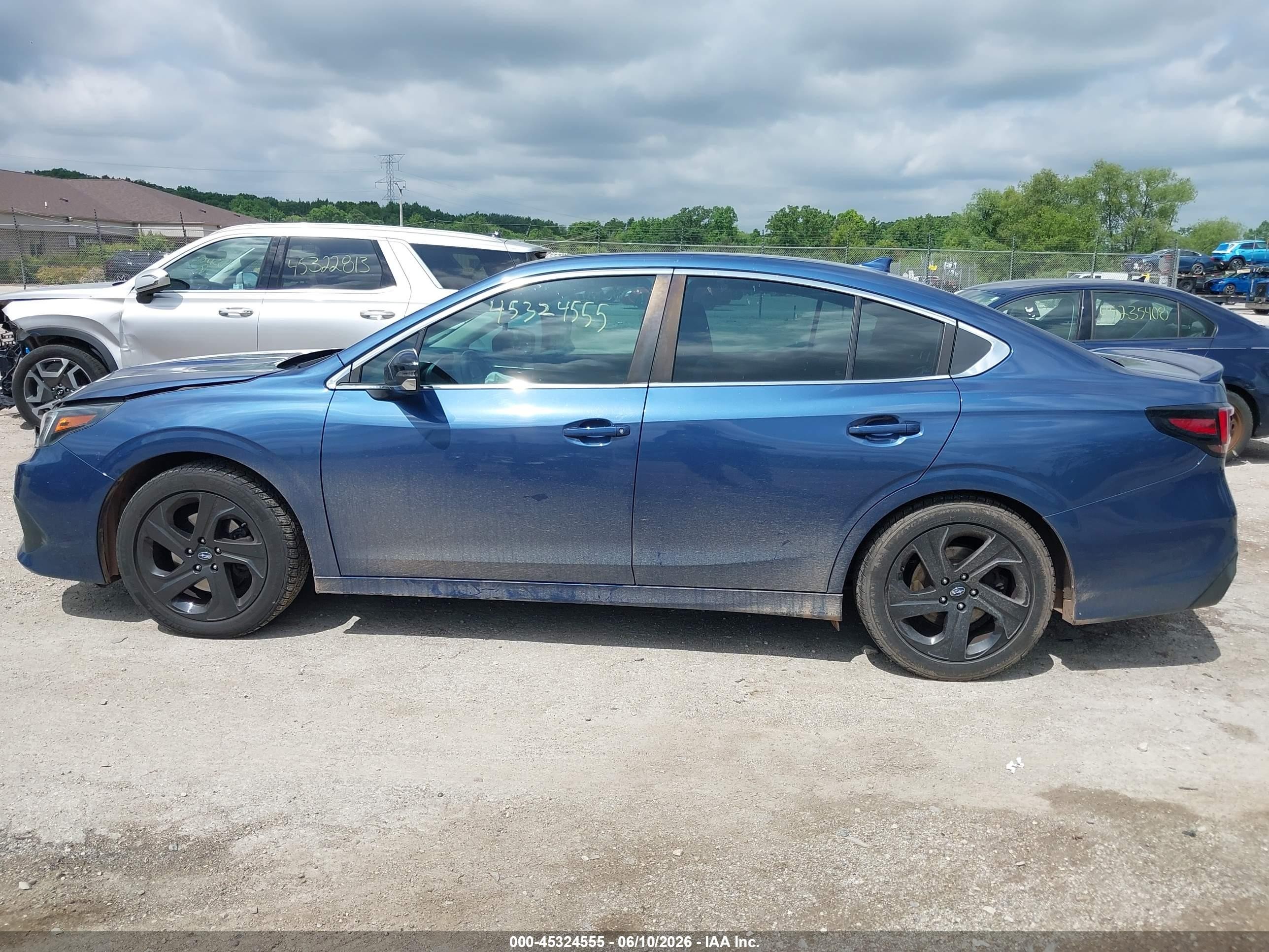 2021 Subaru Legacy Sport Blue vin: 4S3BWAH69M3012769