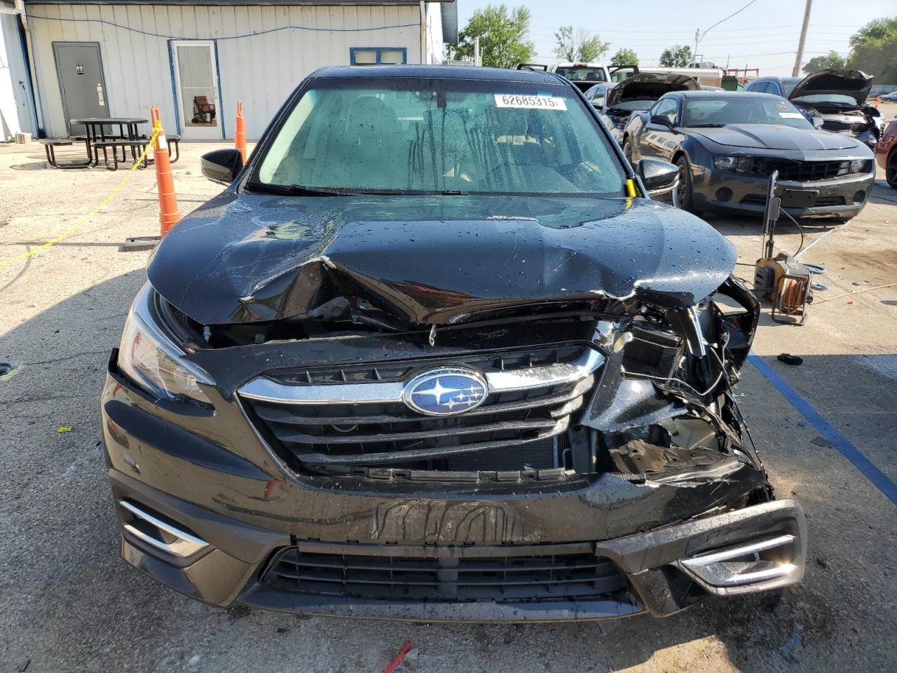 2021 Subaru Legacy Limited Черный vin: 4S3BWAN64M3019228