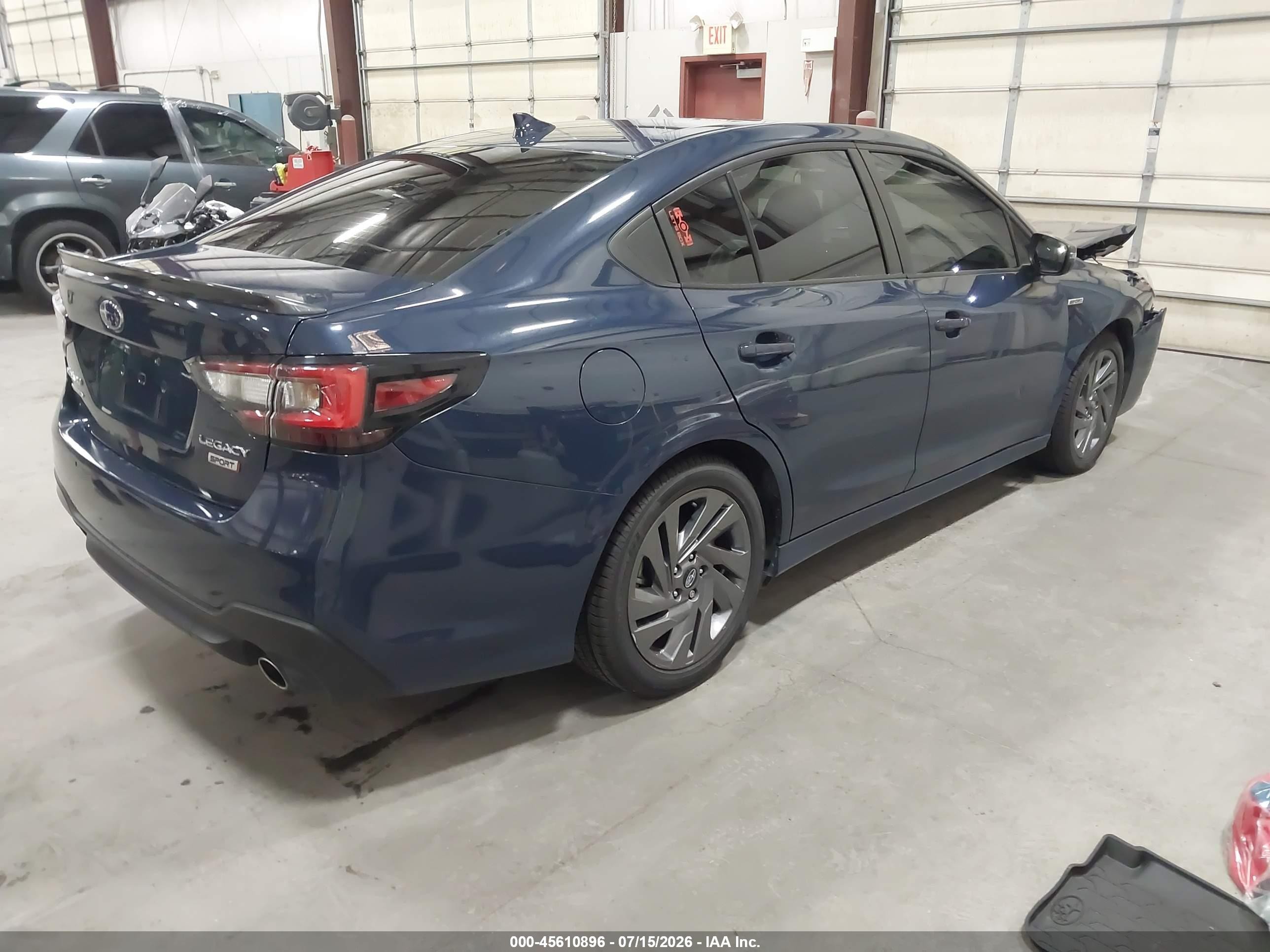 2023 Subaru Legacy Sport Blue vin: 4S3BWGG63P3008600