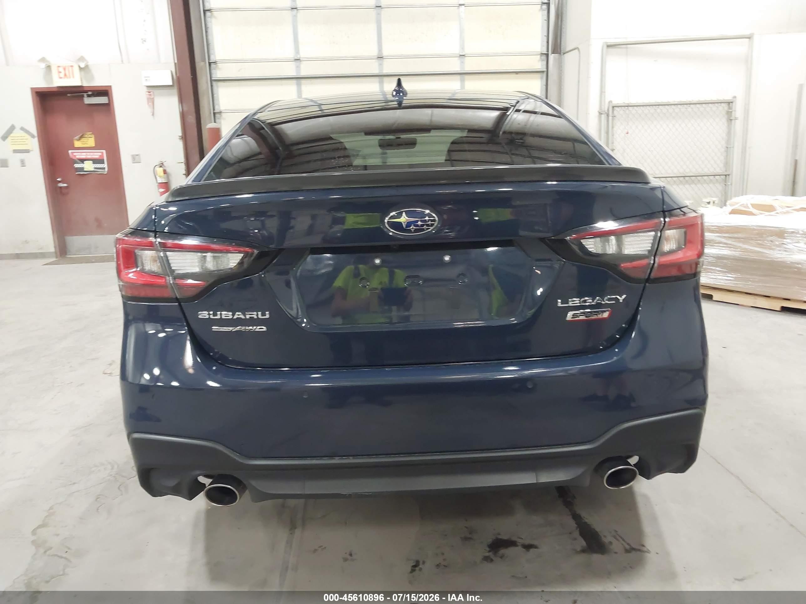 2023 Subaru Legacy Sport Blue vin: 4S3BWGG63P3008600