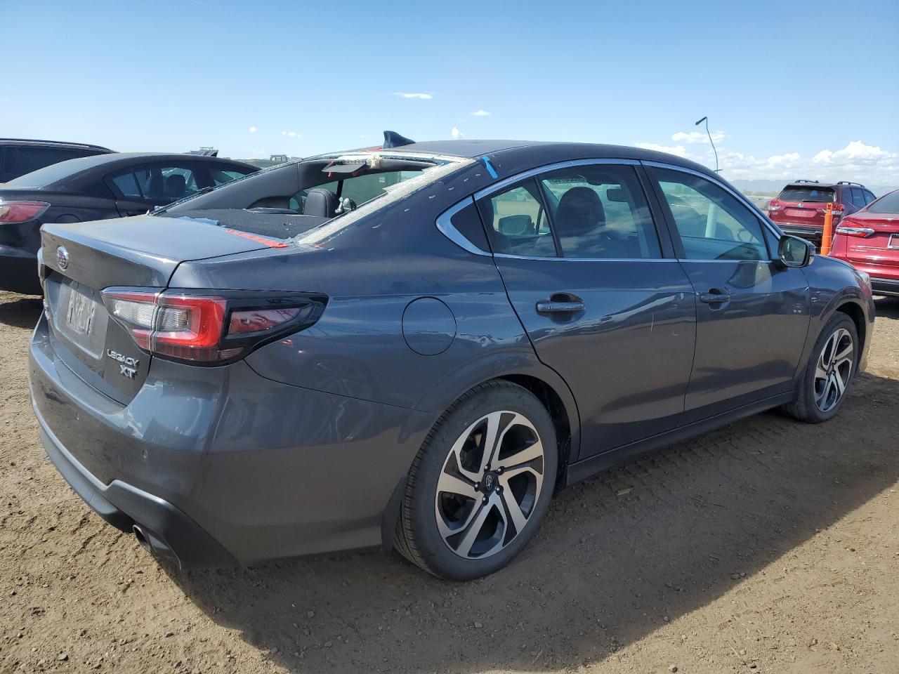 2021 Subaru Legacy Limited Xt Gray vin: 4S3BWGN64M3008913