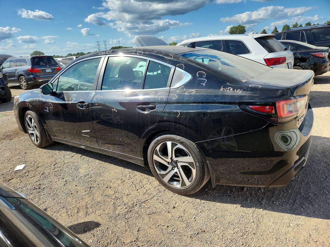 2021 Subaru Legacy Limited Xt Черный vin: 4S3BWGN66M3019976