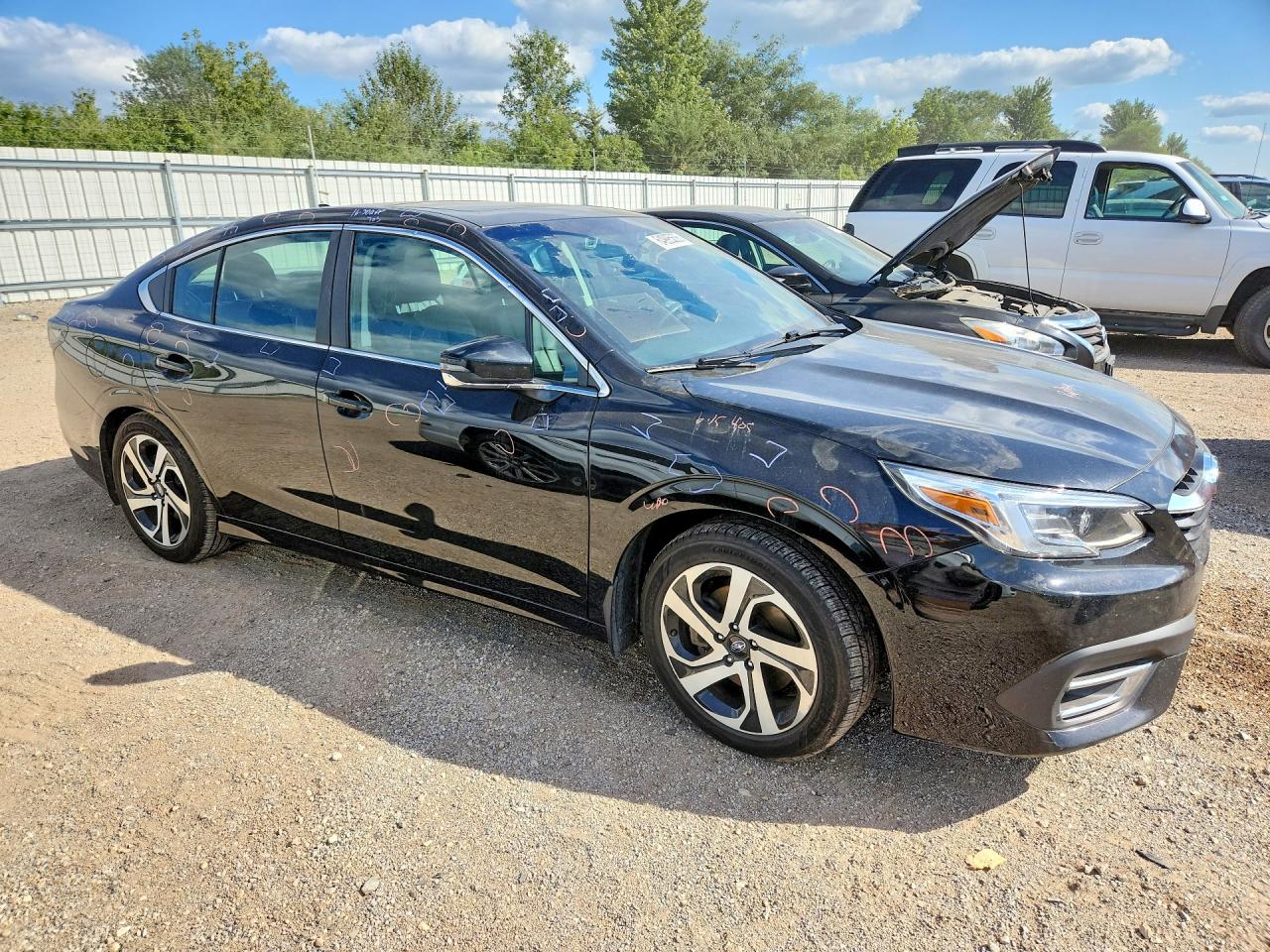 2021 Subaru Legacy Limited Xt Черный vin: 4S3BWGN66M3019976