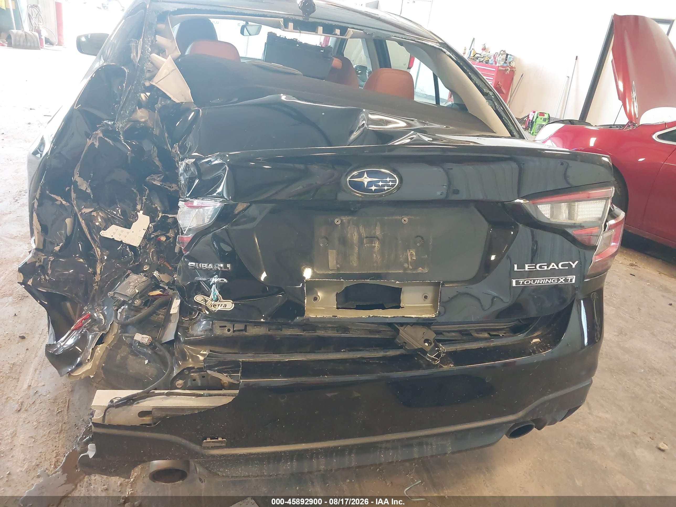 2021 Subaru Legacy Touring Xt Черный vin: 4S3BWGP66M3011583