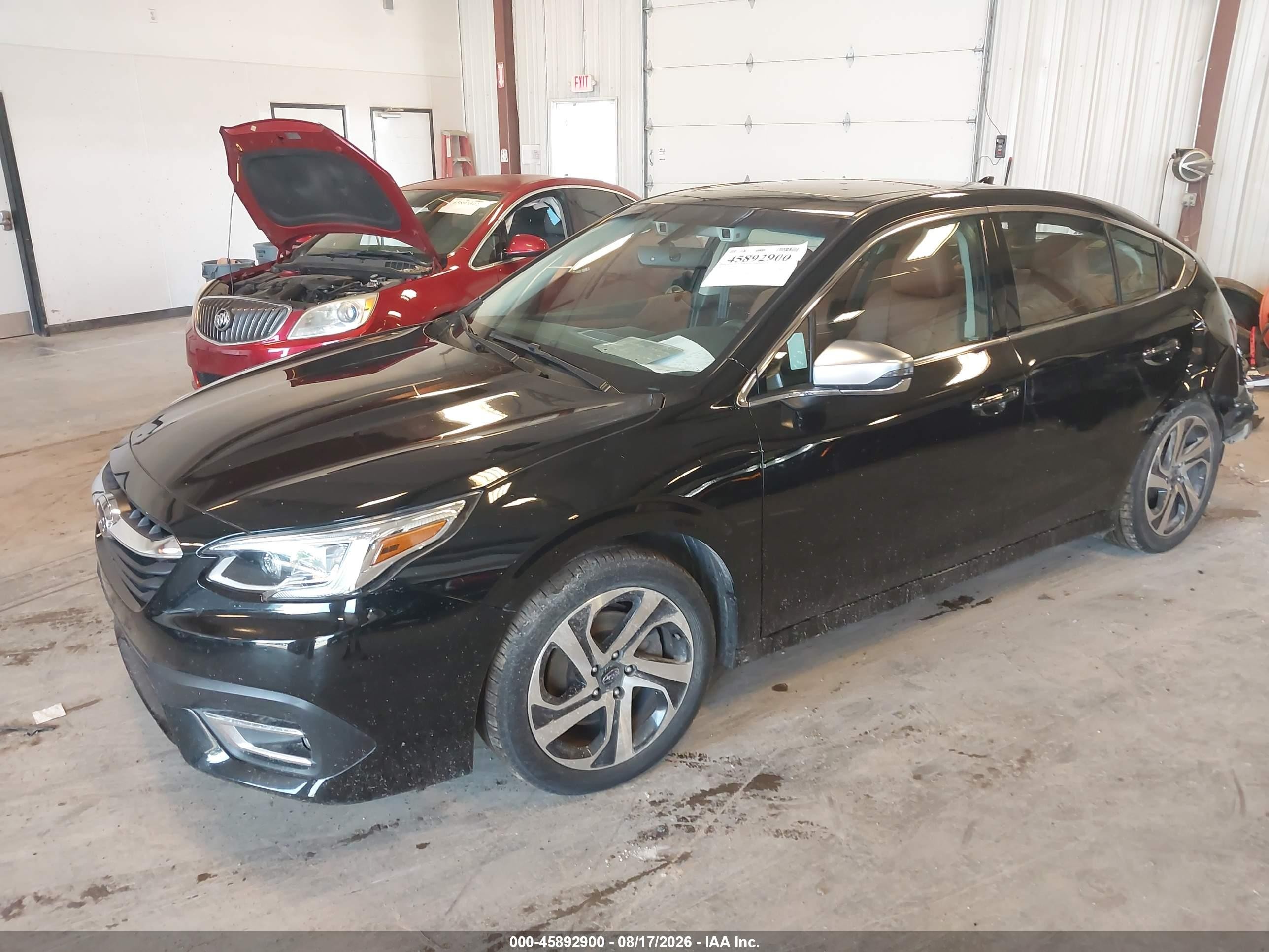 2021 Subaru Legacy Touring Xt Черный vin: 4S3BWGP66M3011583