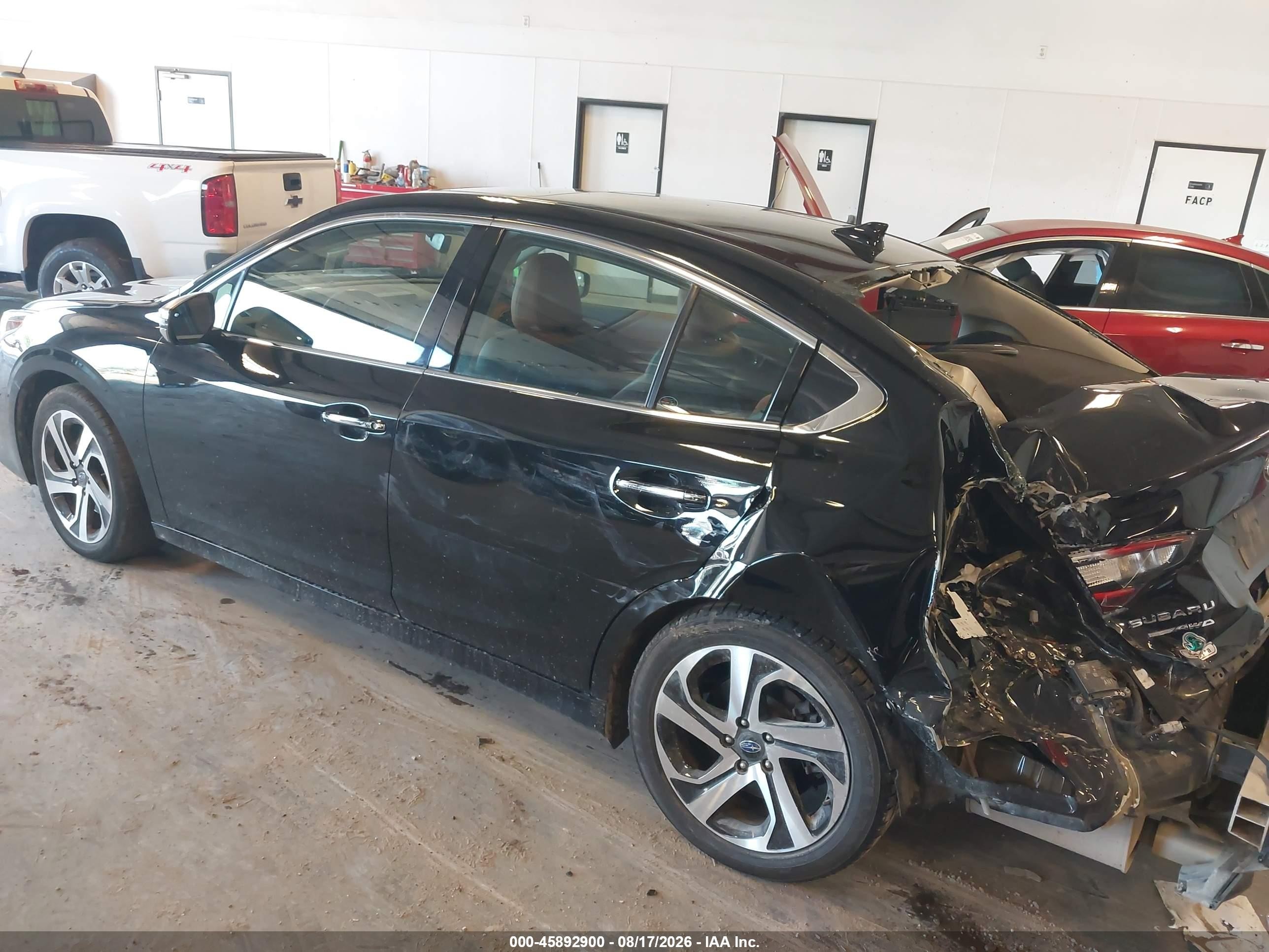 2021 Subaru Legacy Touring Xt Черный vin: 4S3BWGP66M3011583