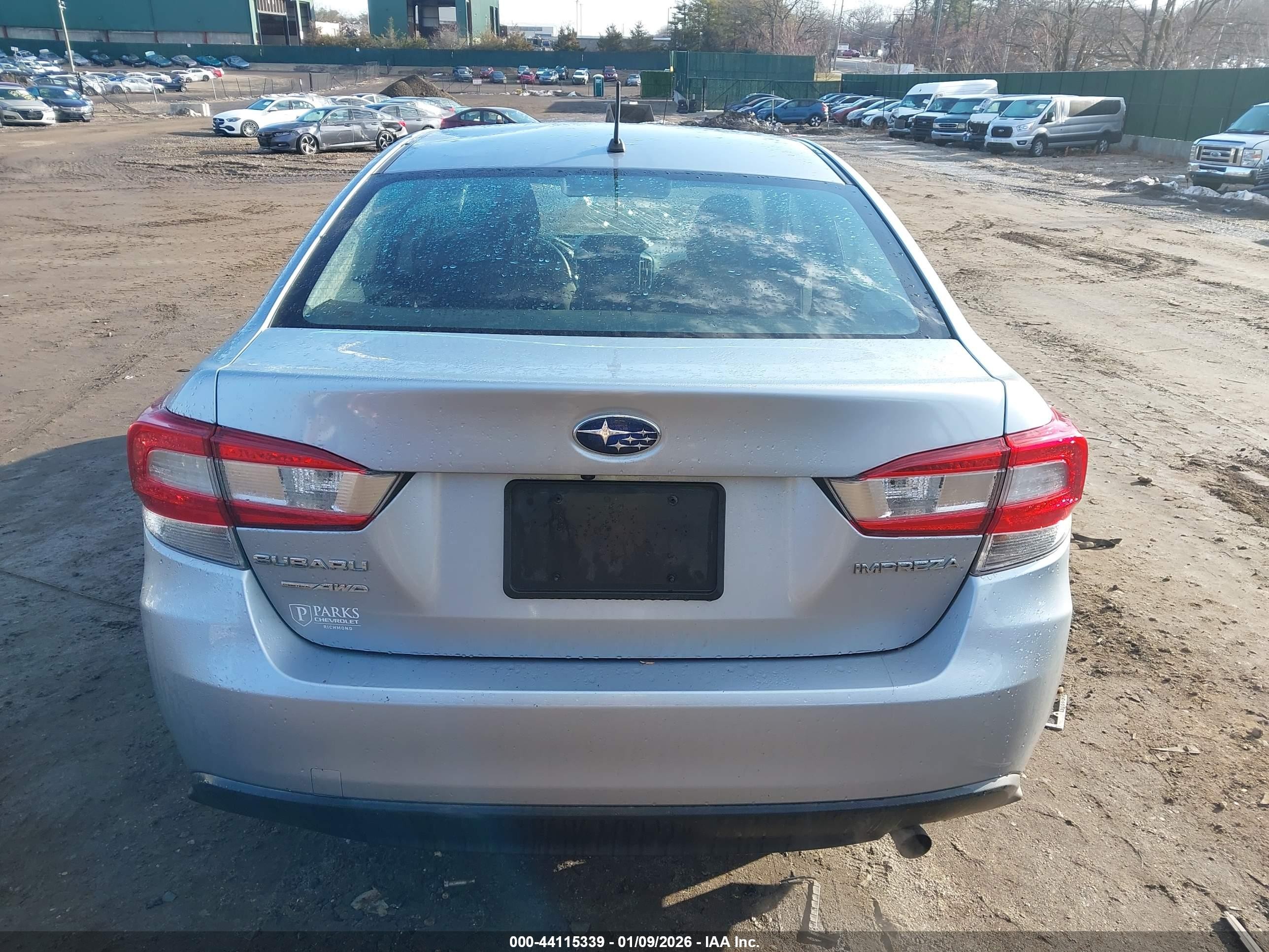 2019 Subaru Impreza 2.0i Gray vin: 4S3GKAA60K3613528
