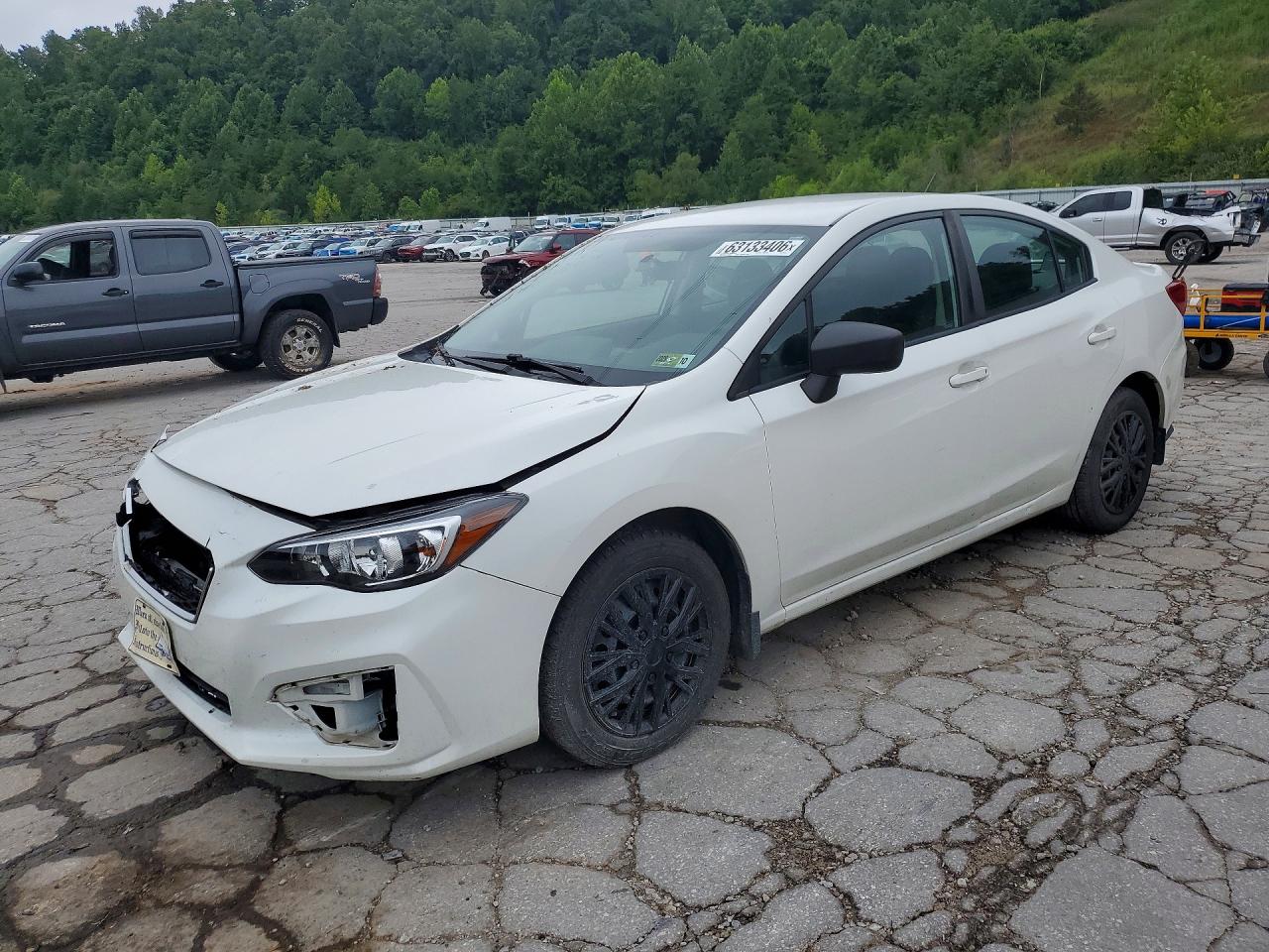 2019 Subaru Impreza White vin: 4S3GKAA63K3604399
