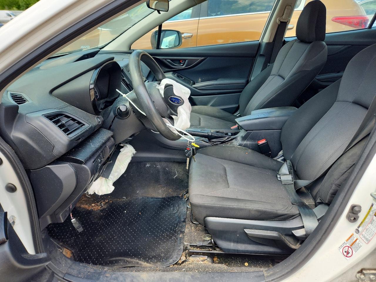 2019 Subaru Impreza Белый vin: 4S3GKAA63K3604399