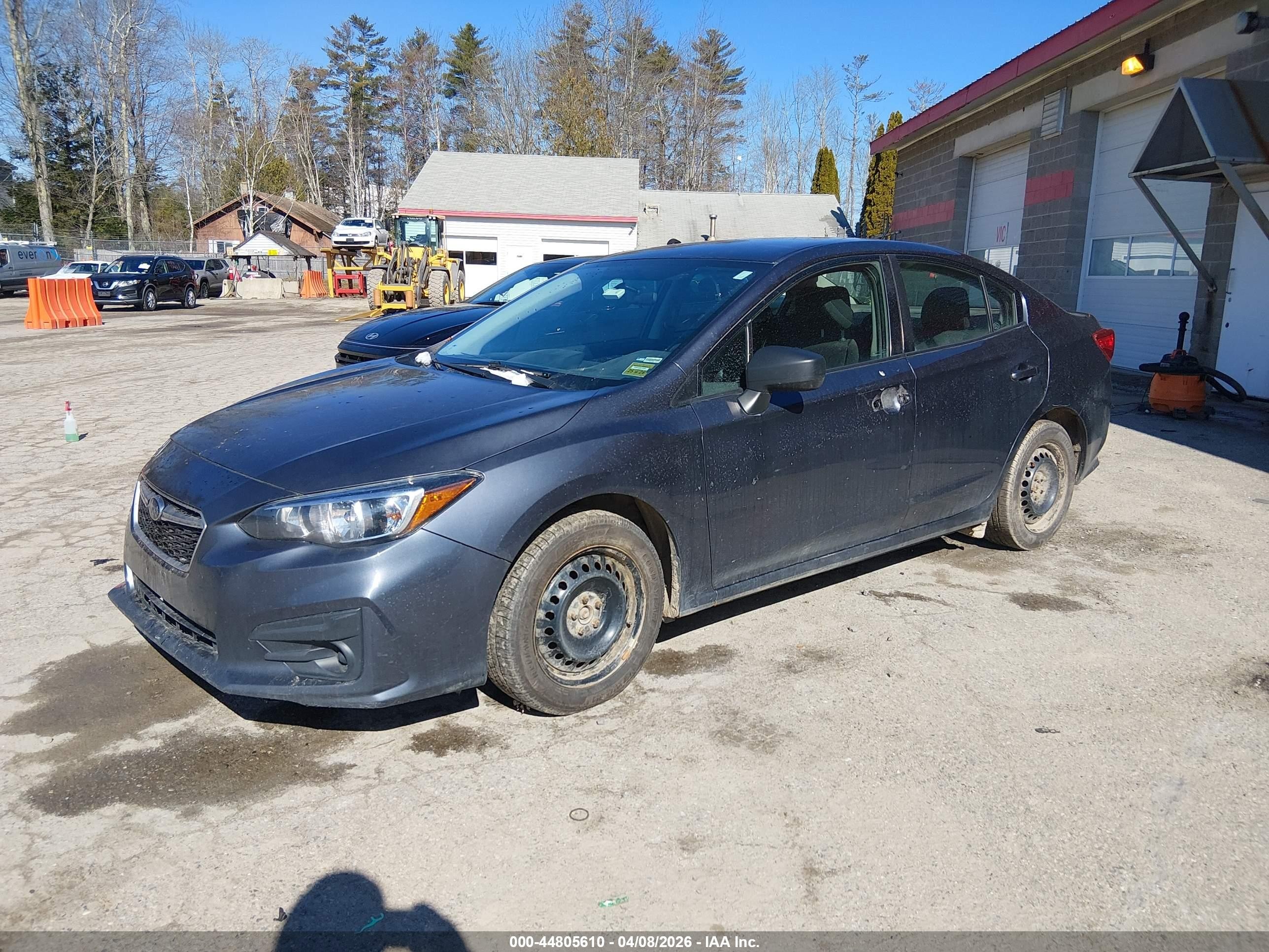 2017 Subaru Impreza 2.0i Gray vin: 4S3GKAA64H3605019
