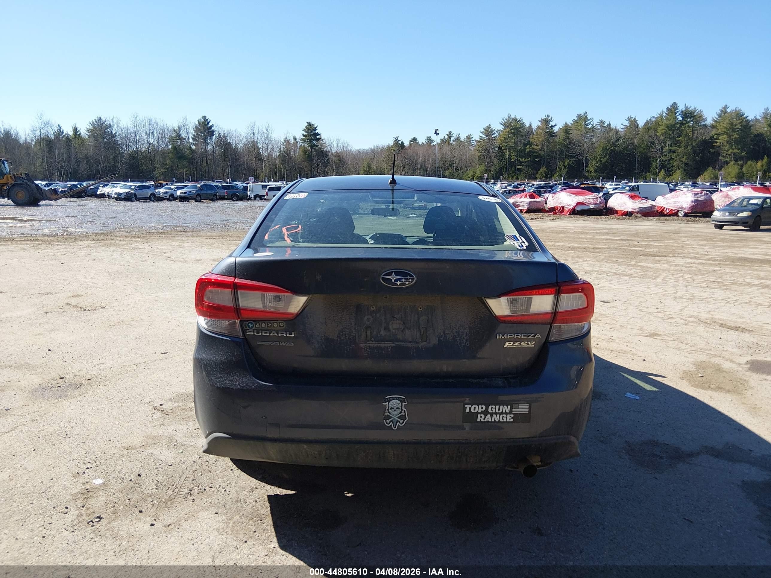 2017 Subaru Impreza 2.0i Gray vin: 4S3GKAA64H3605019