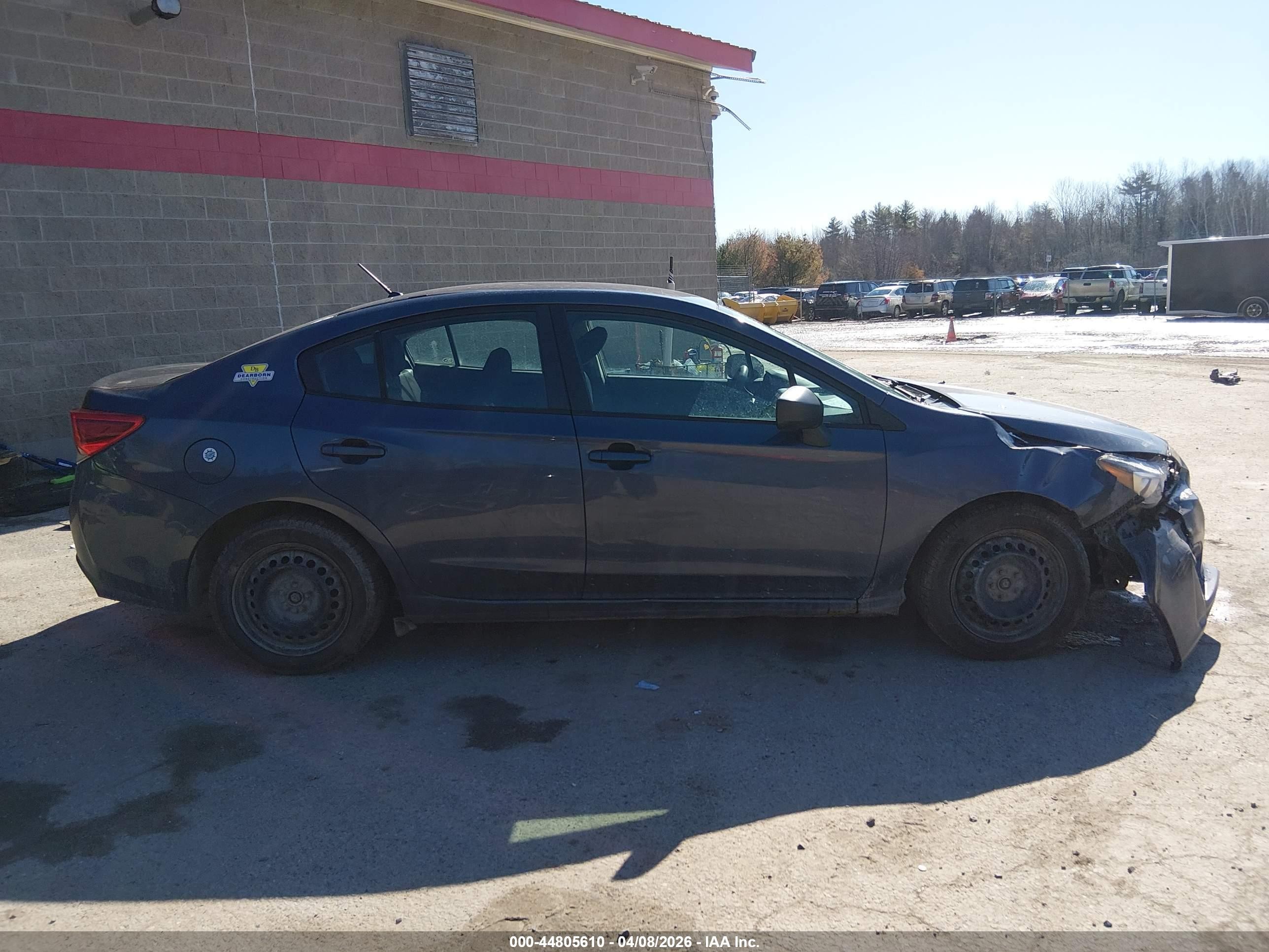 2017 Subaru Impreza 2.0i Gray vin: 4S3GKAA64H3605019