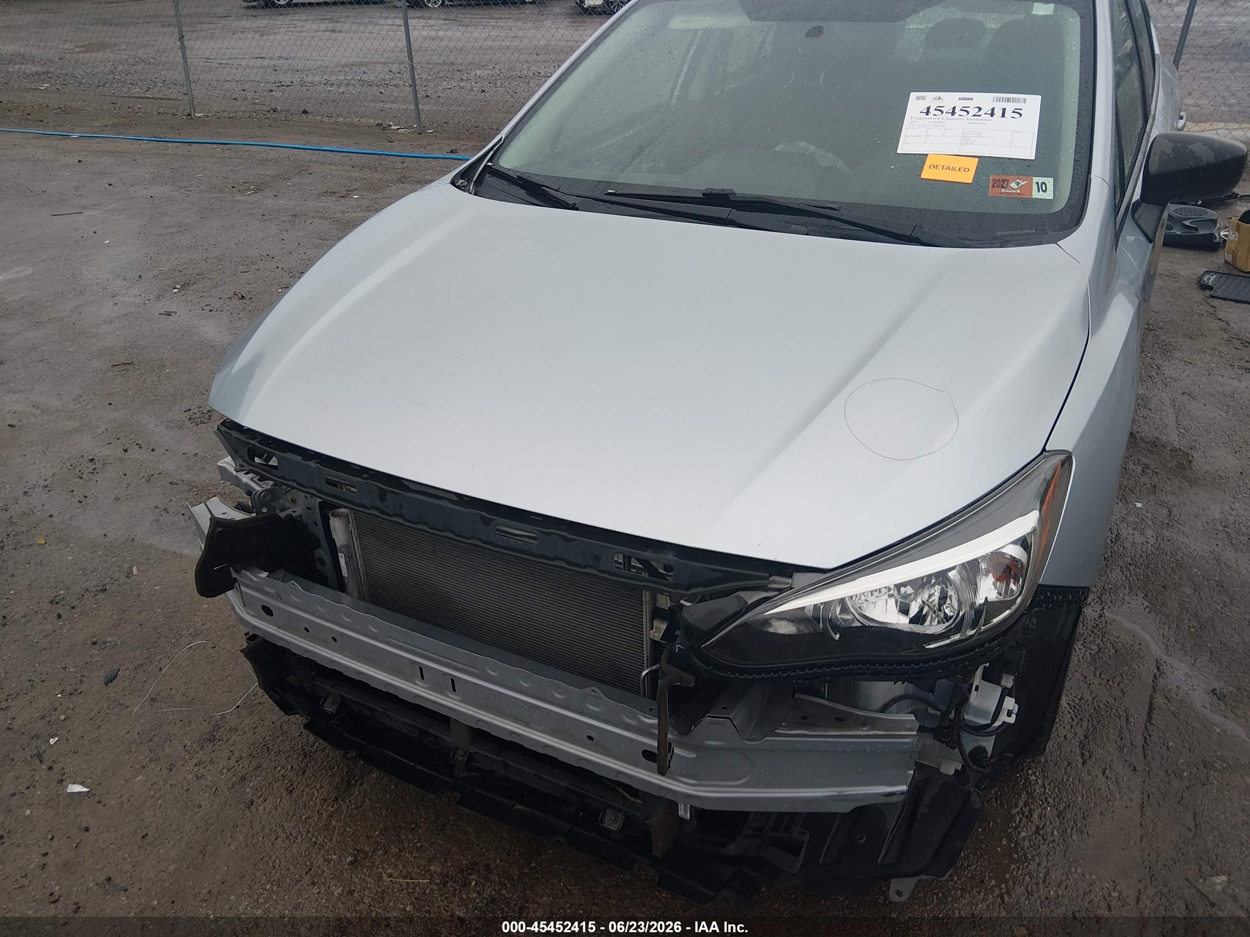 2017 Subaru Impreza 2.0i Silver vin: 4S3GKAA66H3607810