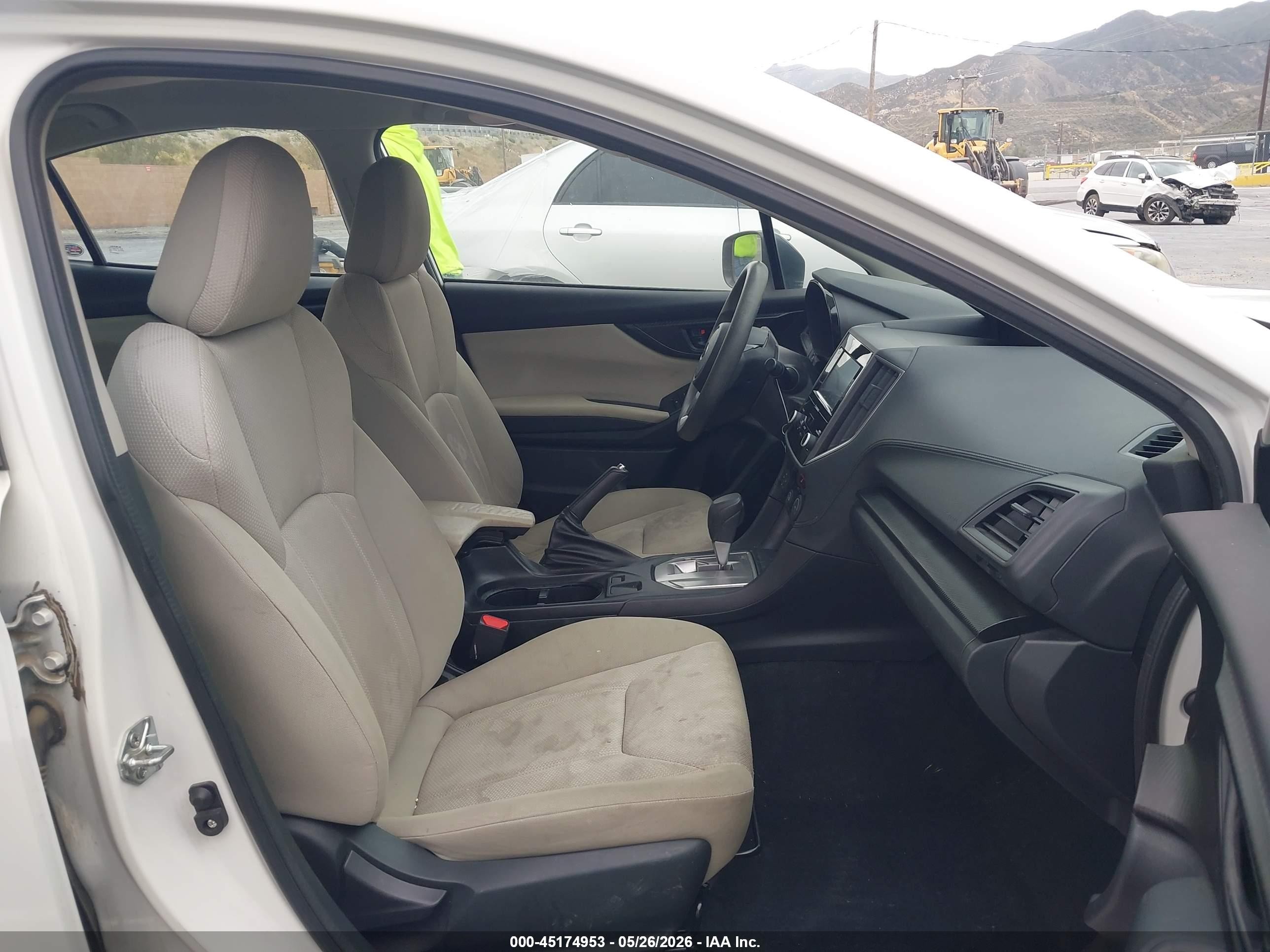 2021 Subaru Impreza Sedan White vin: 4S3GKAB61M3601552