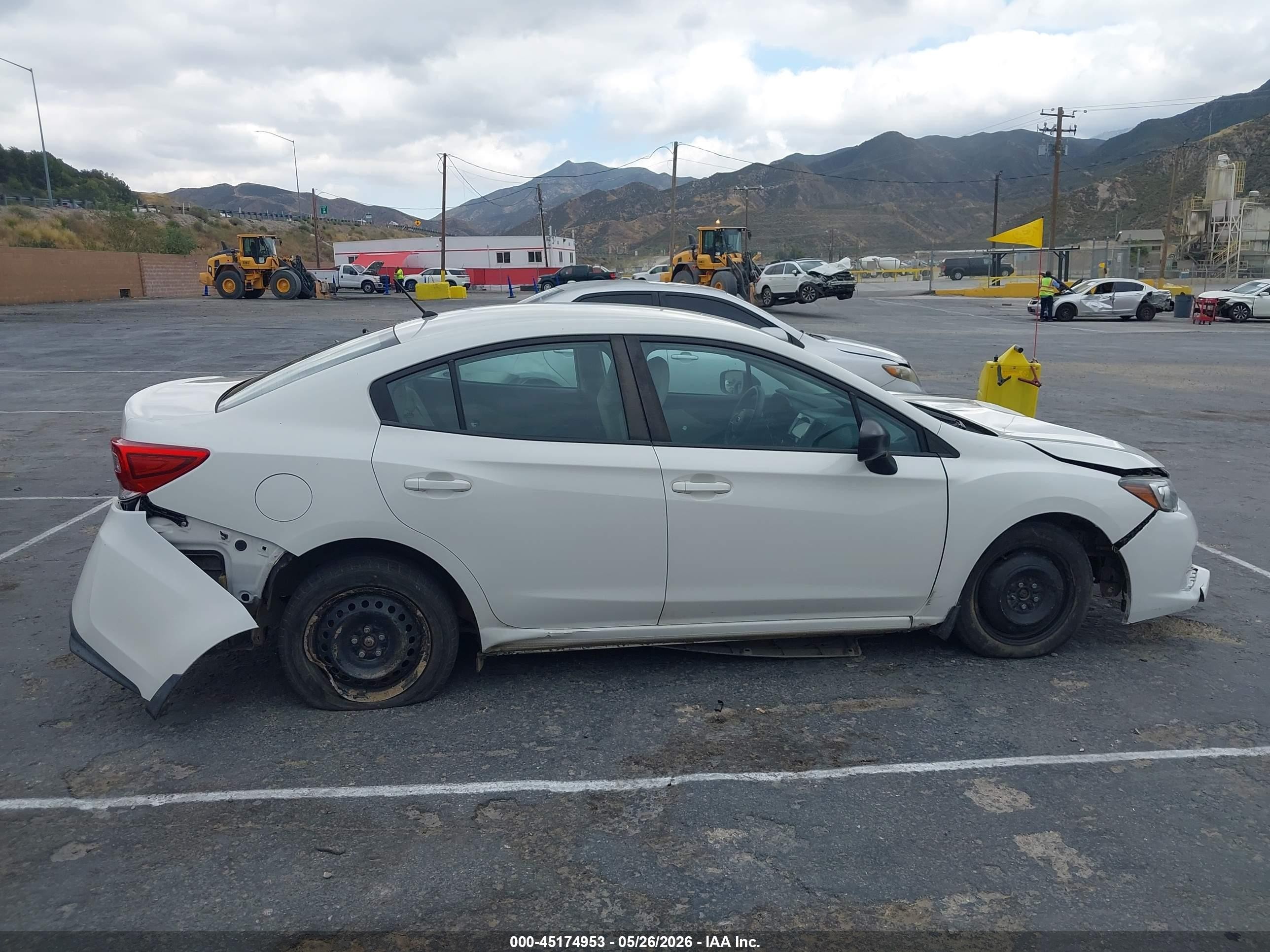 2021 Subaru Impreza Sedan White vin: 4S3GKAB61M3601552