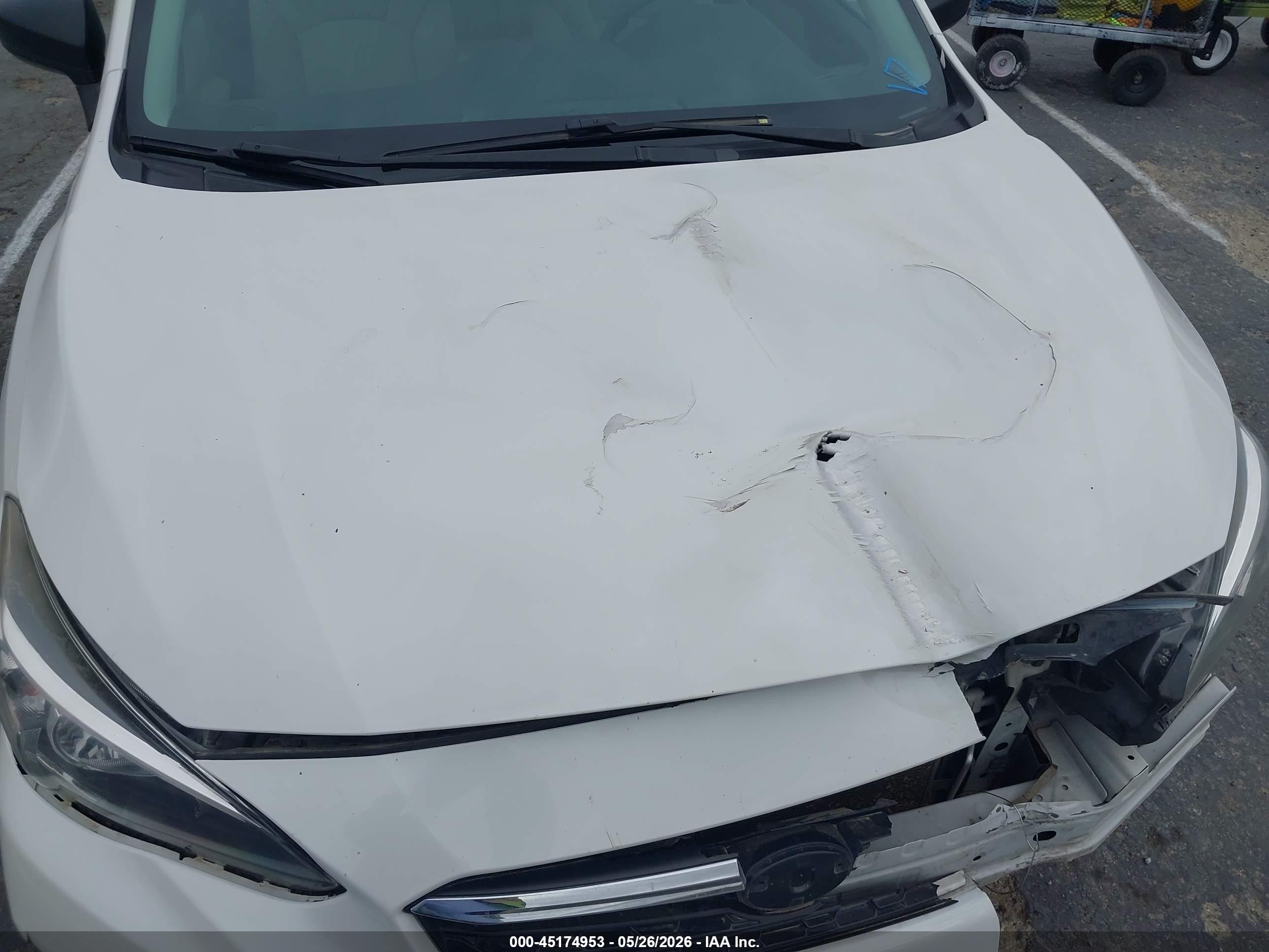 2021 Subaru Impreza Sedan White vin: 4S3GKAB61M3601552