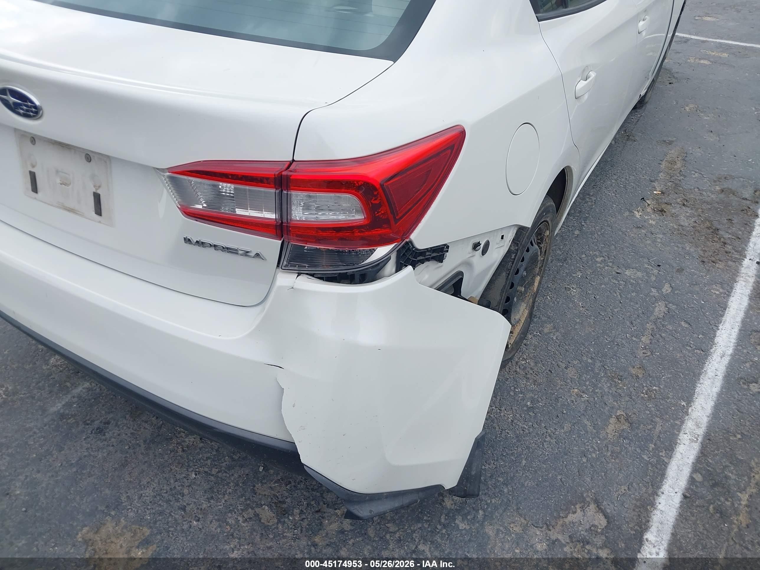2021 Subaru Impreza Sedan White vin: 4S3GKAB61M3601552
