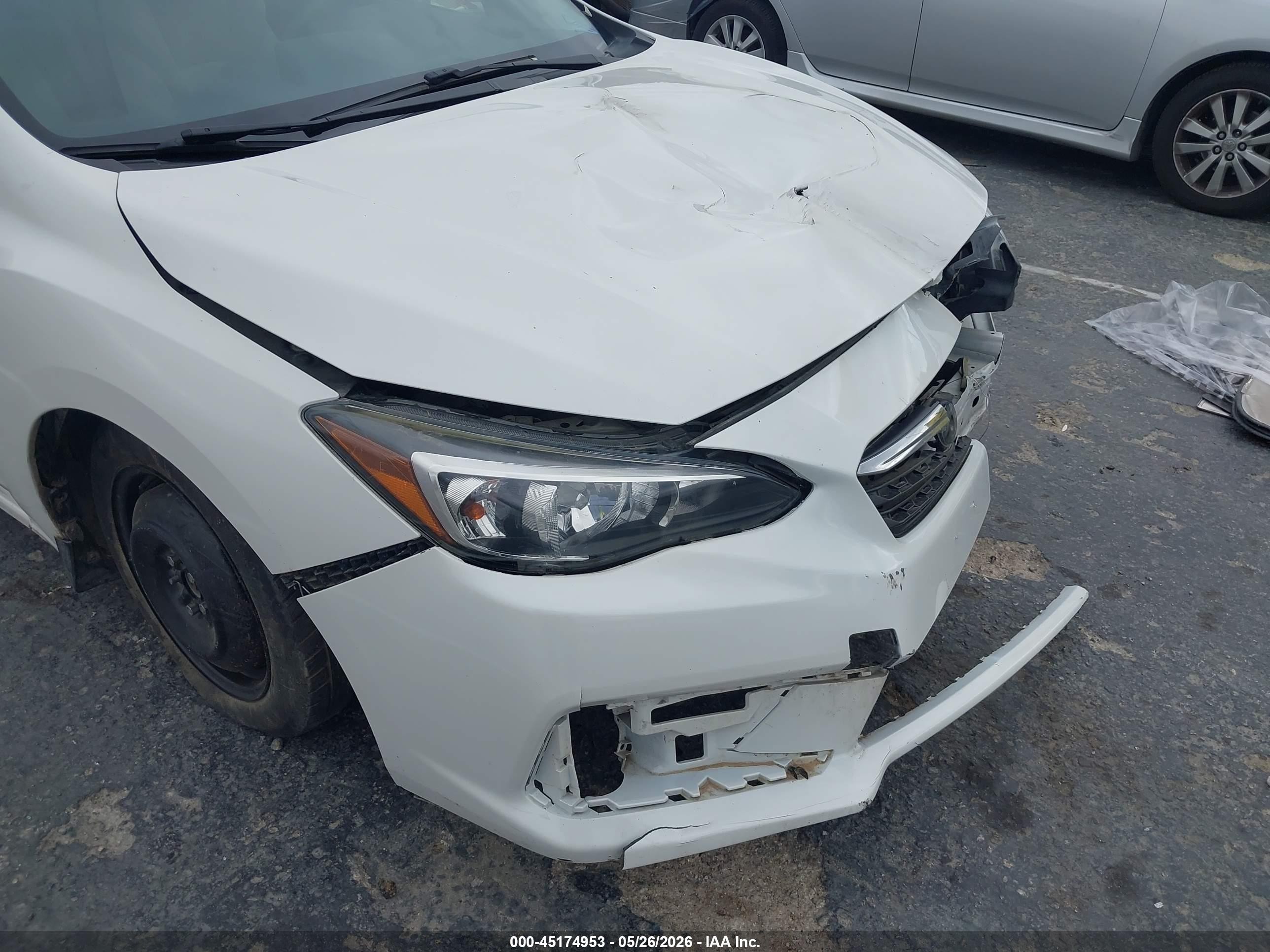 2021 Subaru Impreza Sedan White vin: 4S3GKAB61M3601552