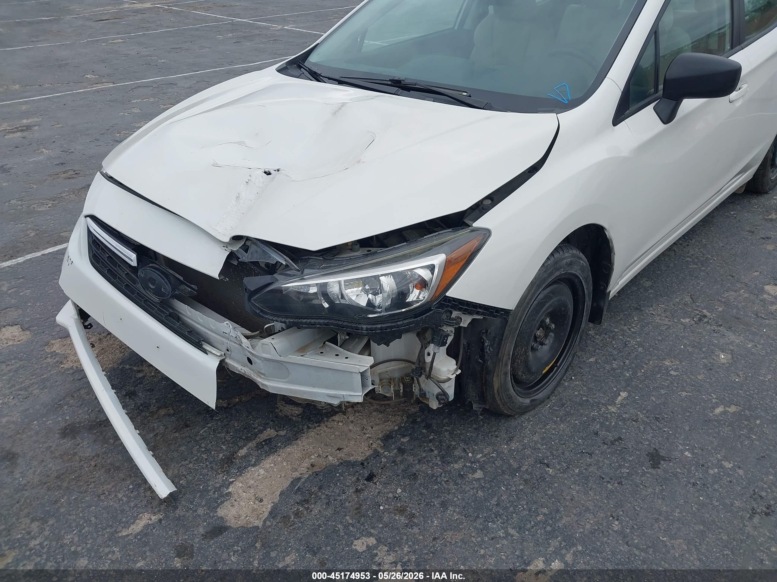 2021 Subaru Impreza Sedan White vin: 4S3GKAB61M3601552