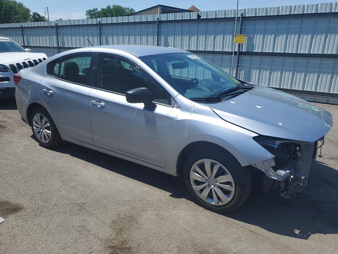 2021 Subaru Impreza Silver vin: 4S3GKAB62M3604976
