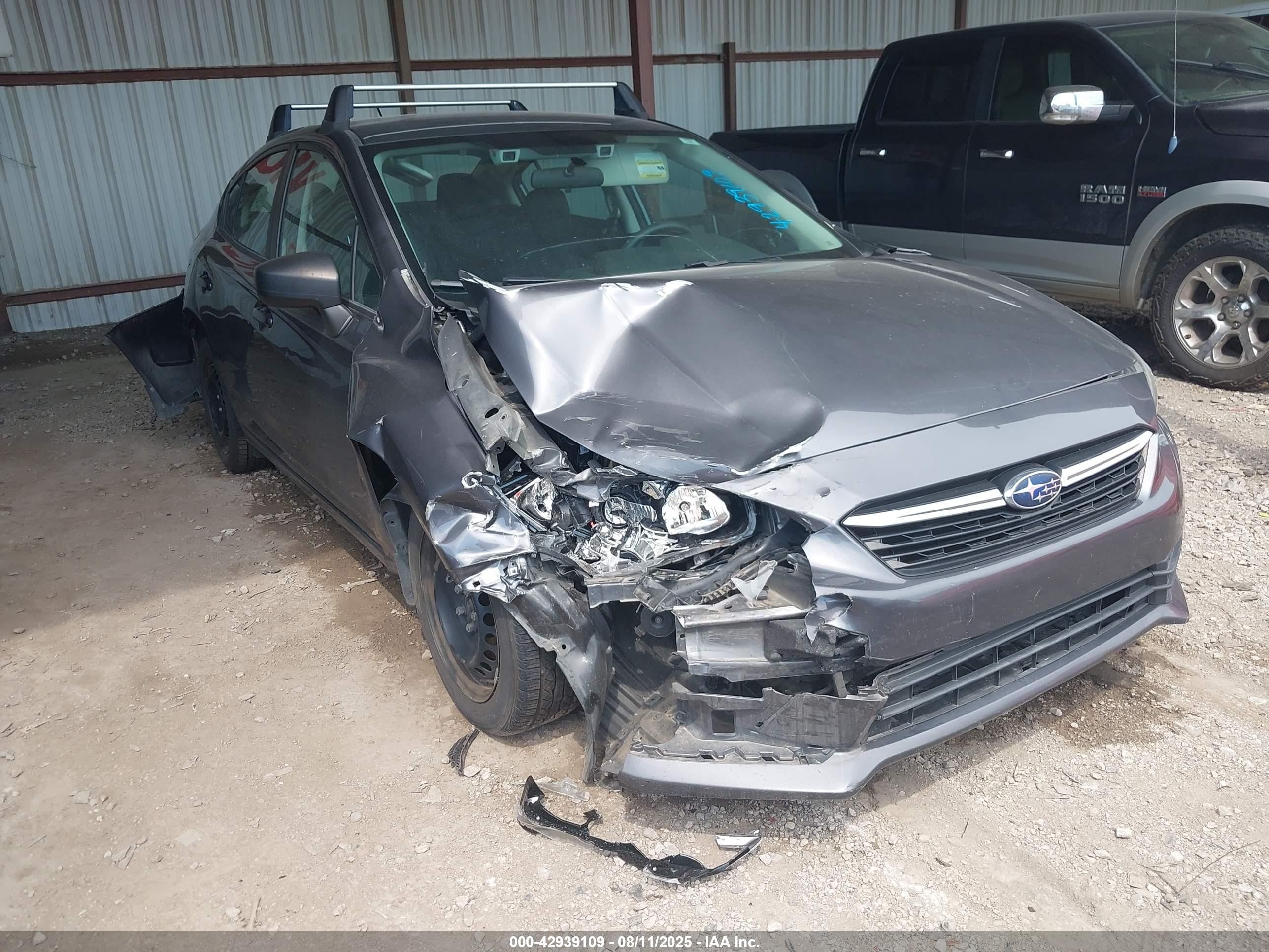 2020 Subaru Impreza Sedan Gray vin: 4S3GKAB63L3608453