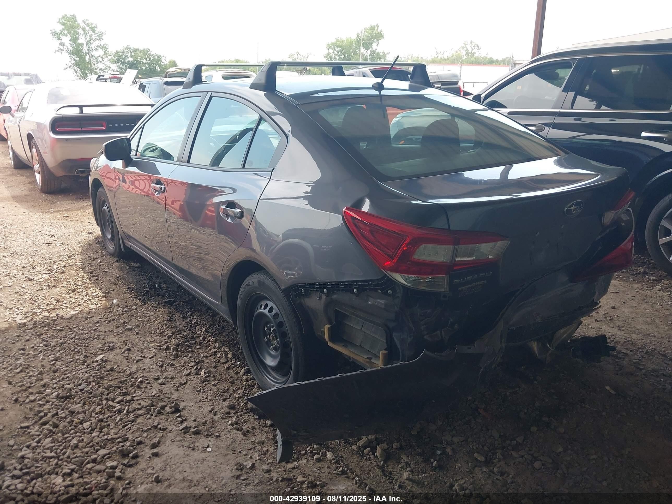 2020 Subaru Impreza Sedan Gray vin: 4S3GKAB63L3608453