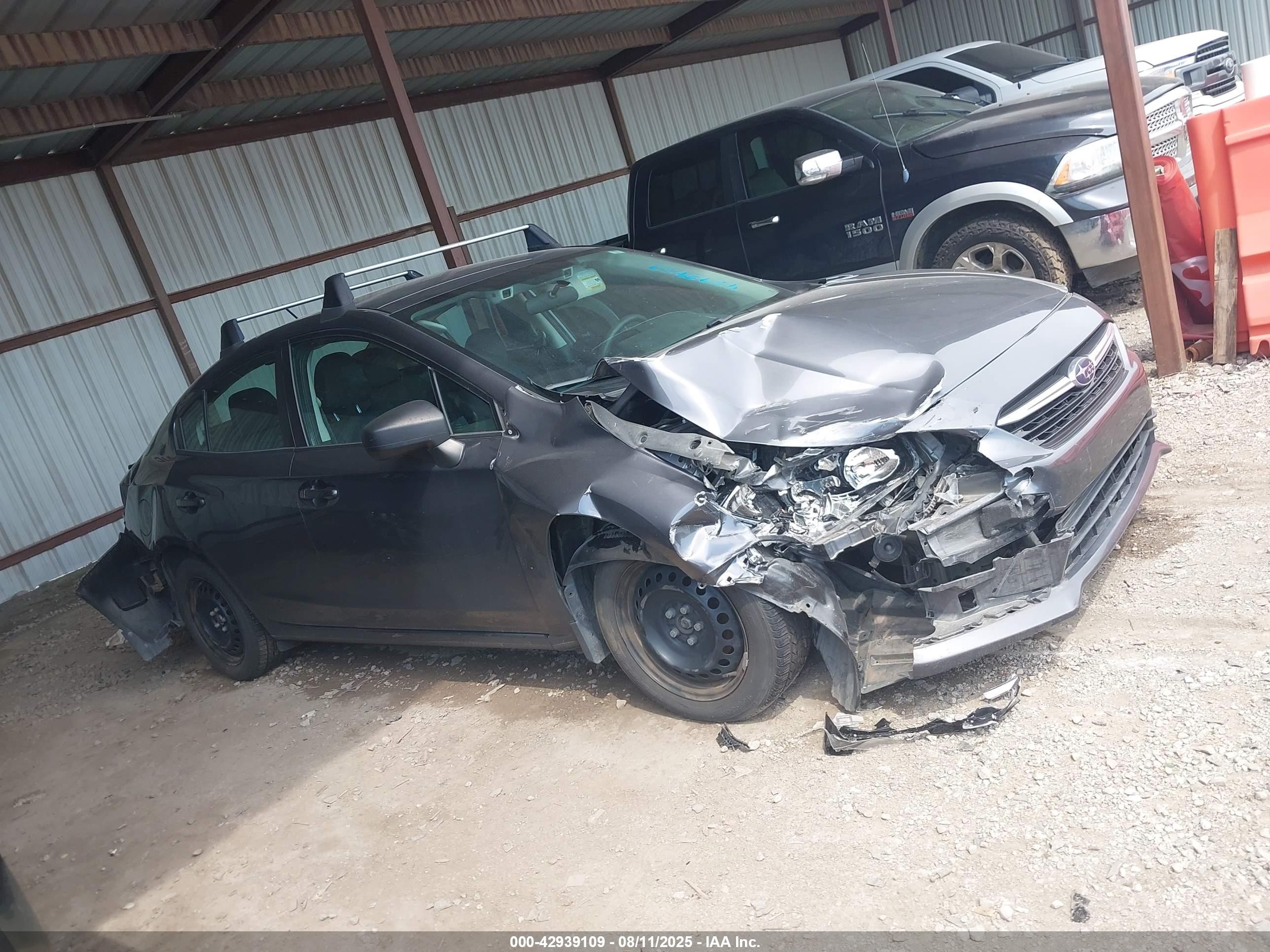 2020 Subaru Impreza Sedan Gray vin: 4S3GKAB63L3608453